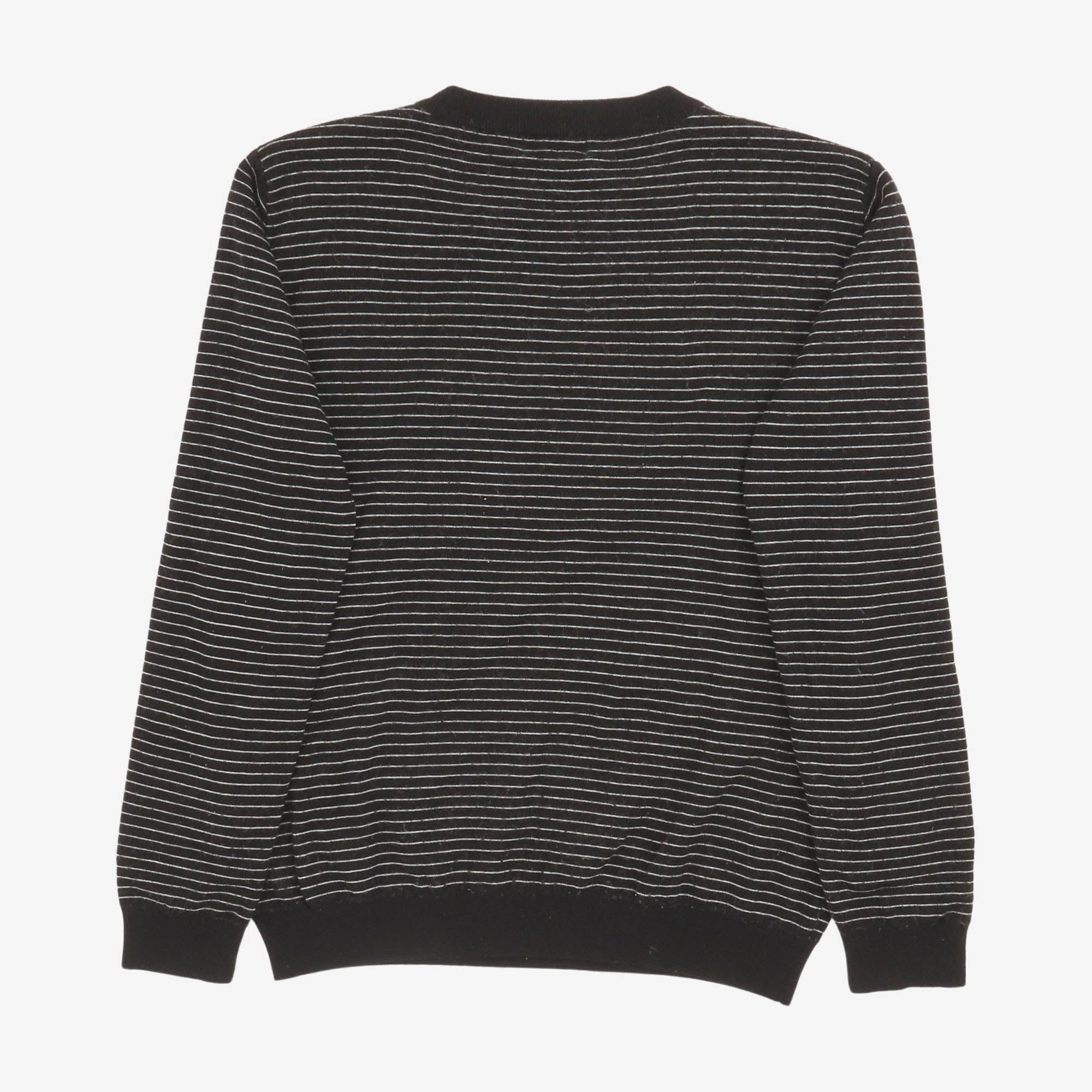 Micro Striped Crewneck Sweater