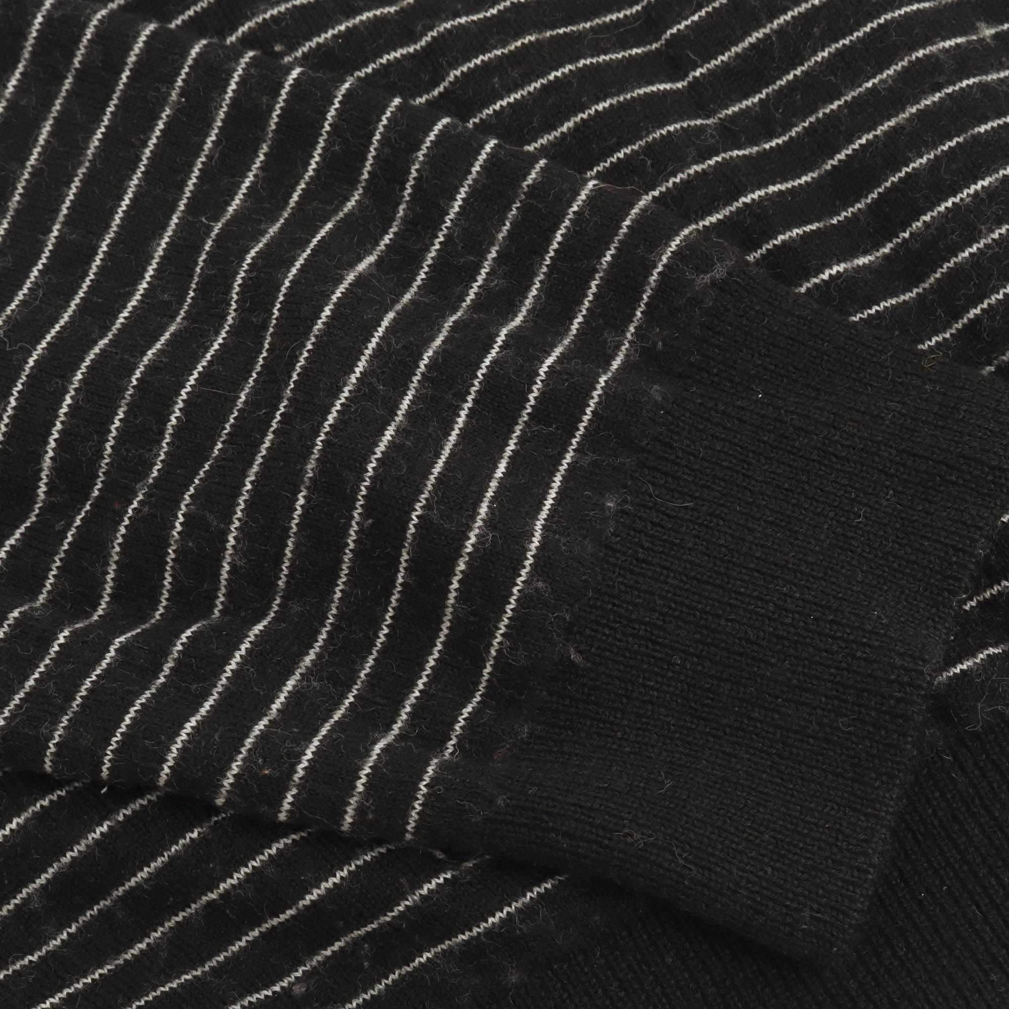 Micro Striped Crewneck Sweater
