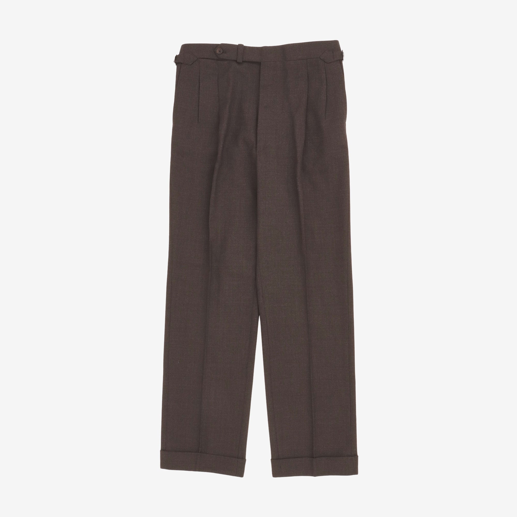 MTM Double Pleated Wool Trousers (32W X 31L)