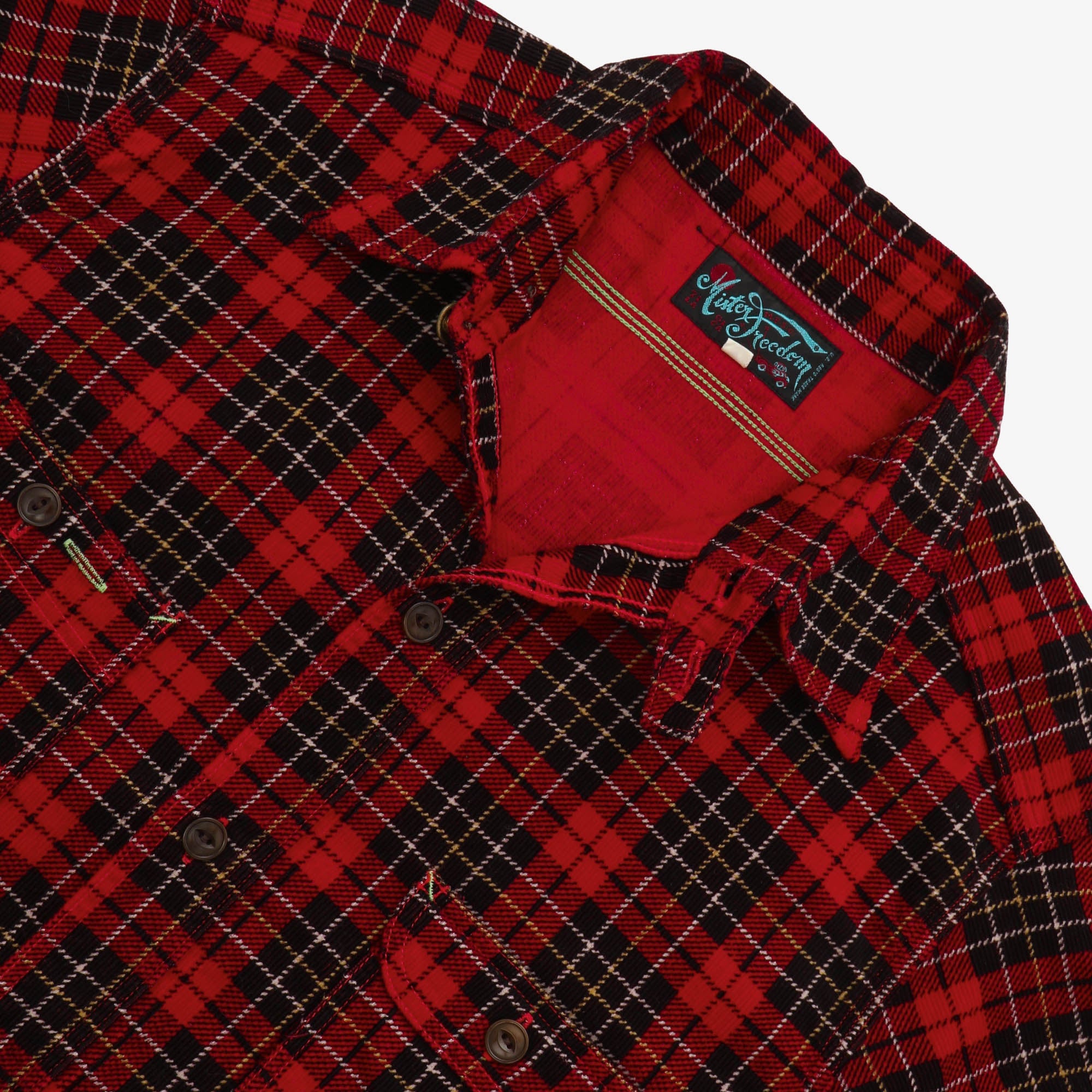 Plaid Corduroy Nixon Shirt