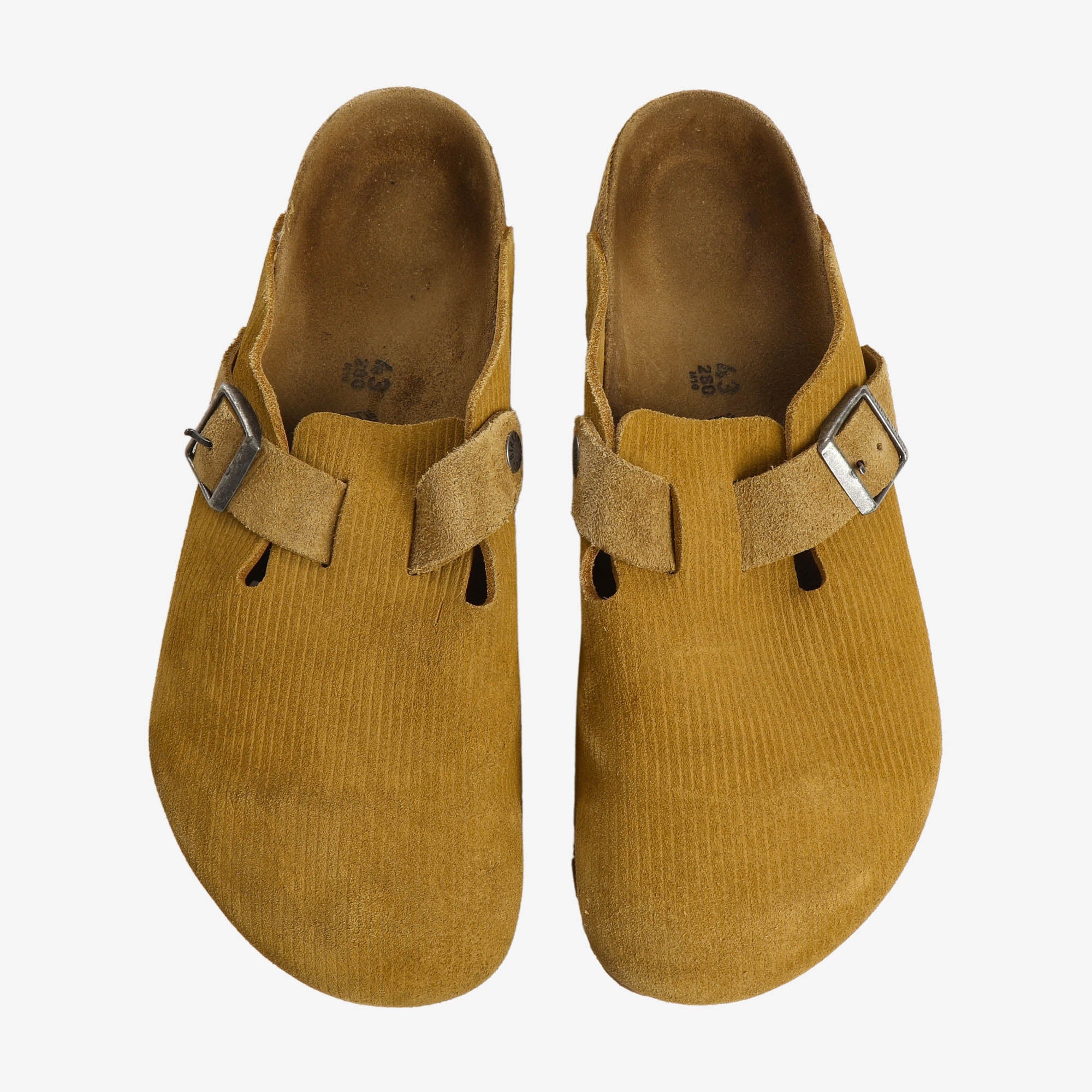 Boston Suede Corduroy Clogs