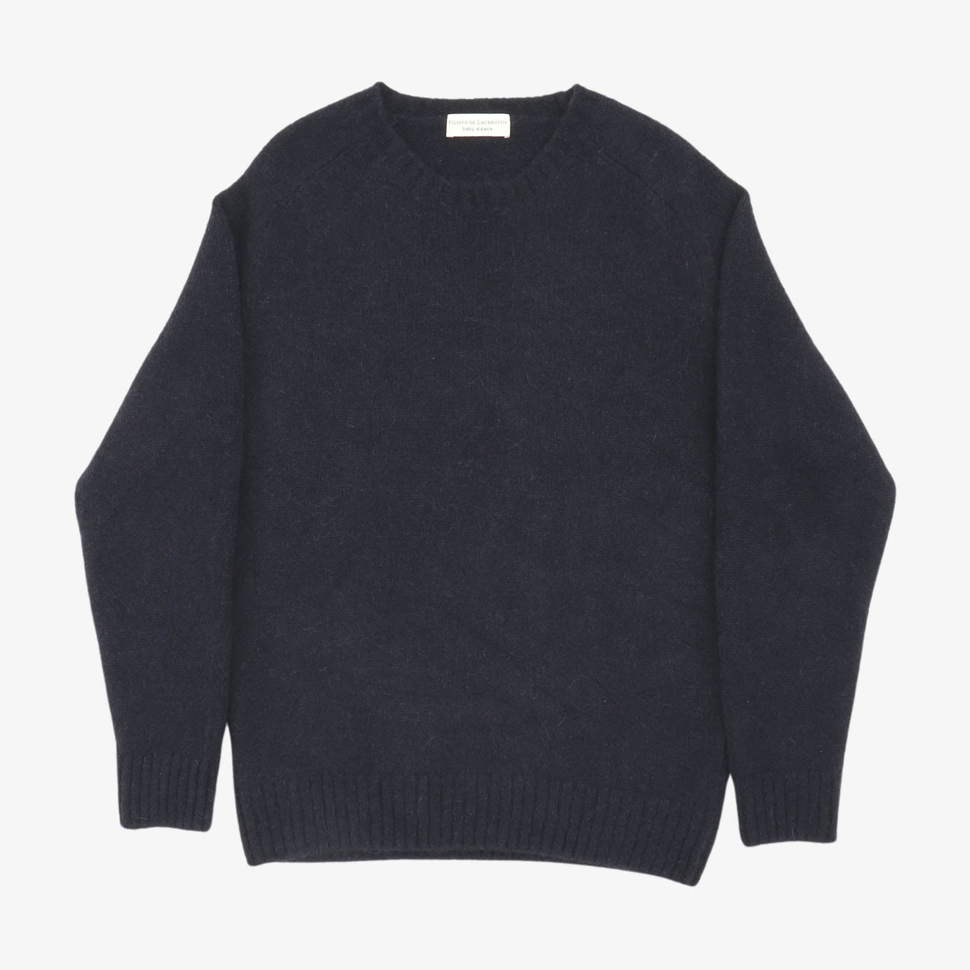 Wool Alpaca Crewneck Sweater