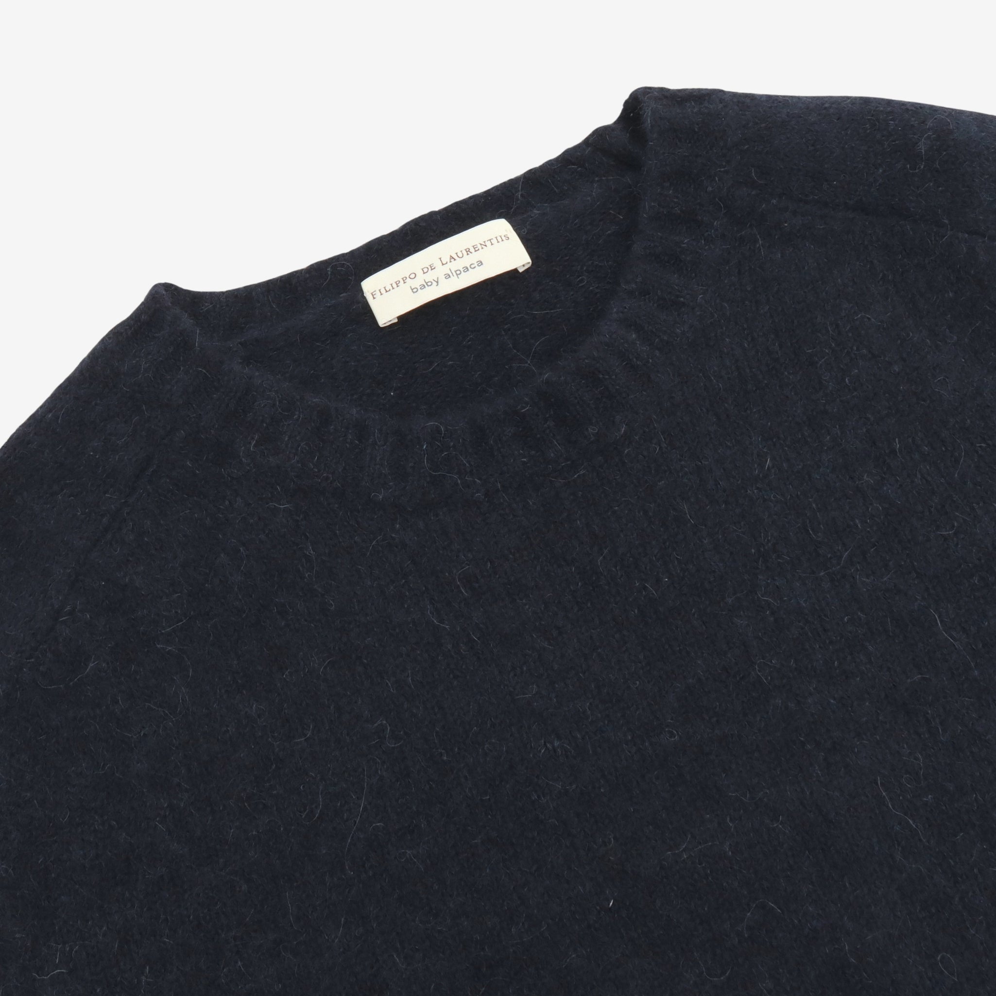 Wool Alpaca Crewneck Sweater