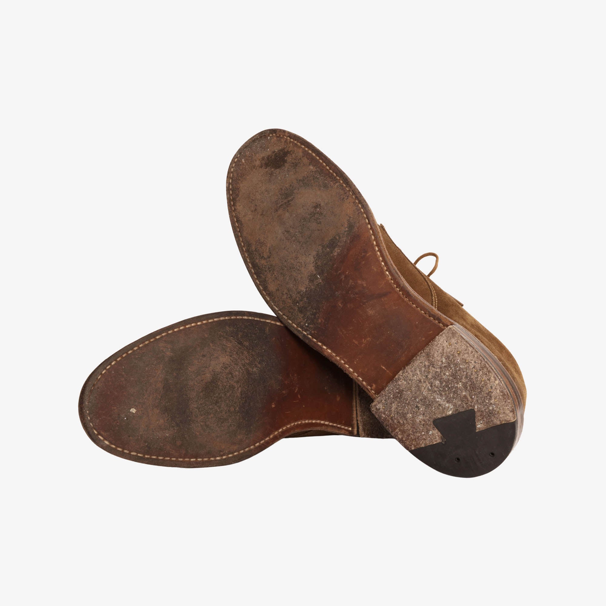 29336F Unlined Suede Plain Toe Blucher