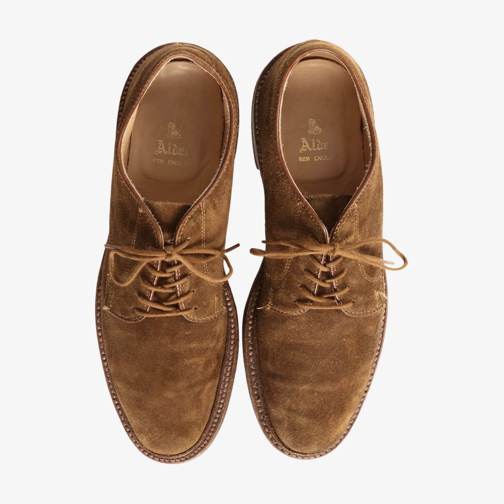 29336F Unlined Suede Plain Toe Blucher