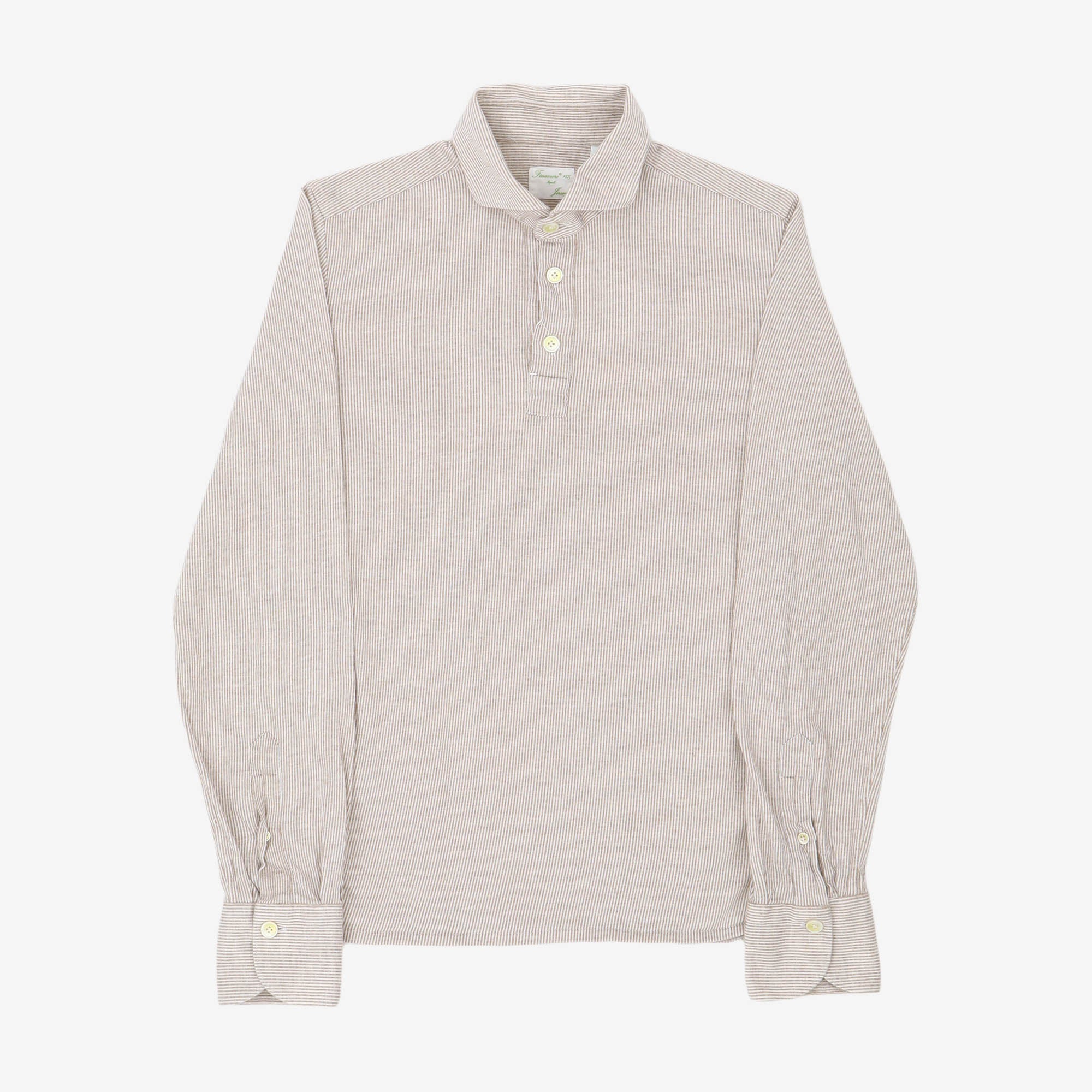 Striped LS Polo