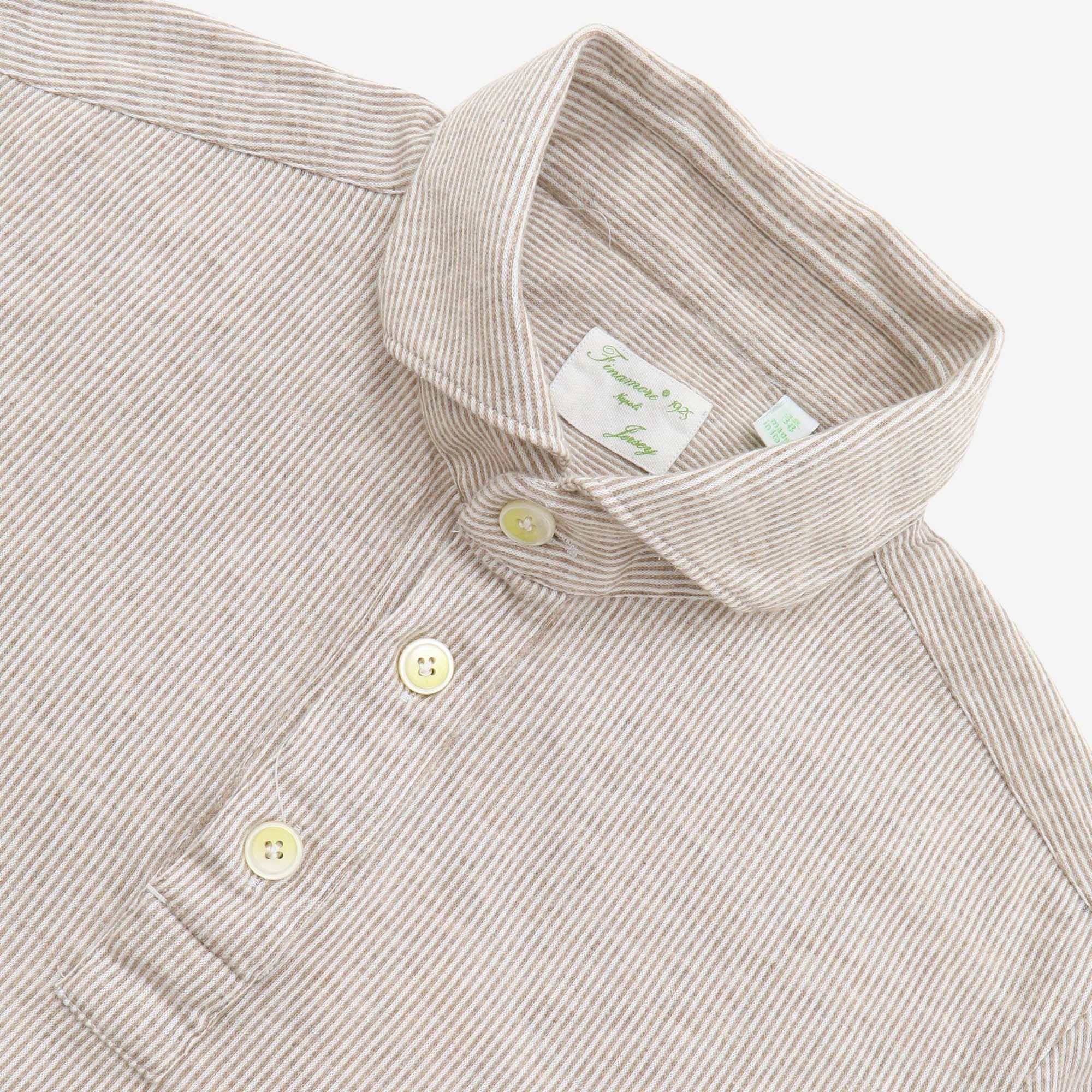 Striped LS Polo