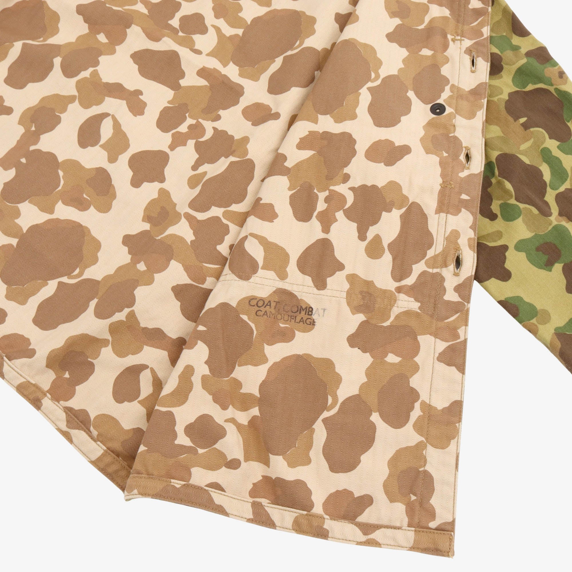 Reversible Frogskin Camouflage Coat
