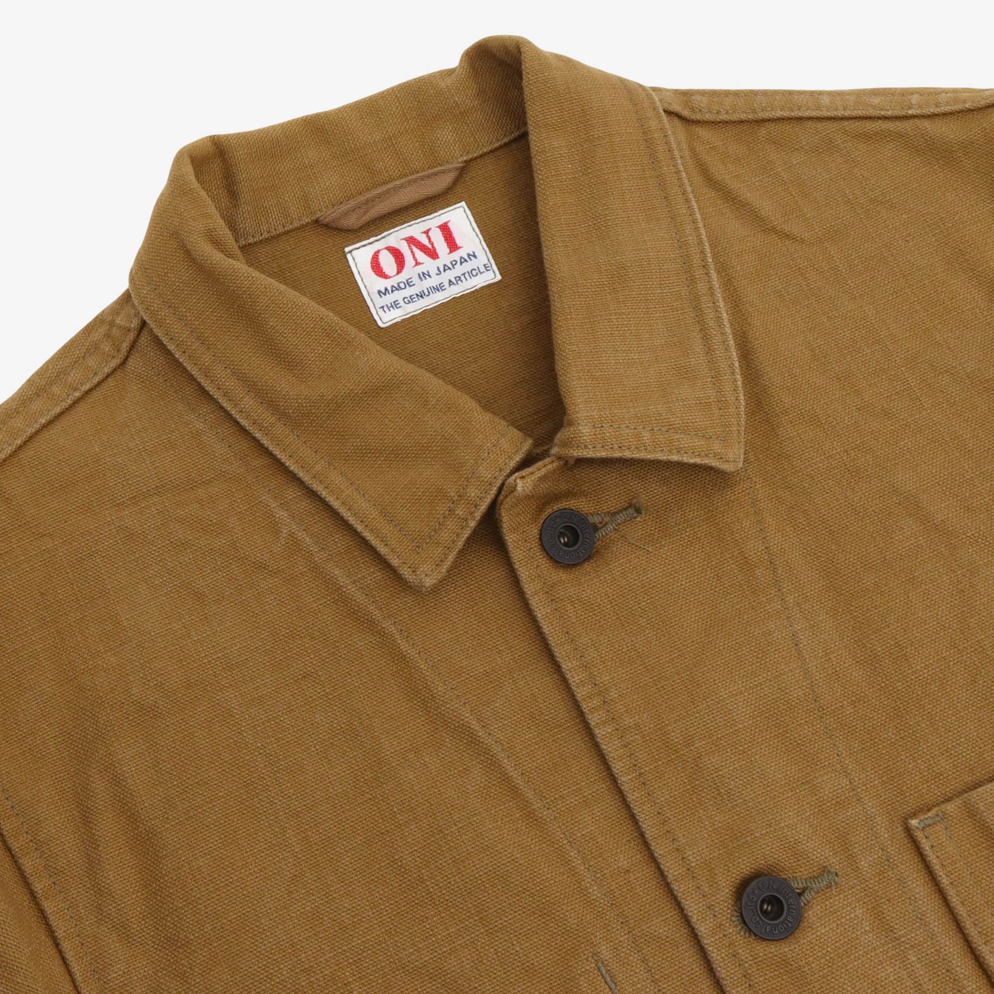14oz Heavy Oxford Coverall Jacket