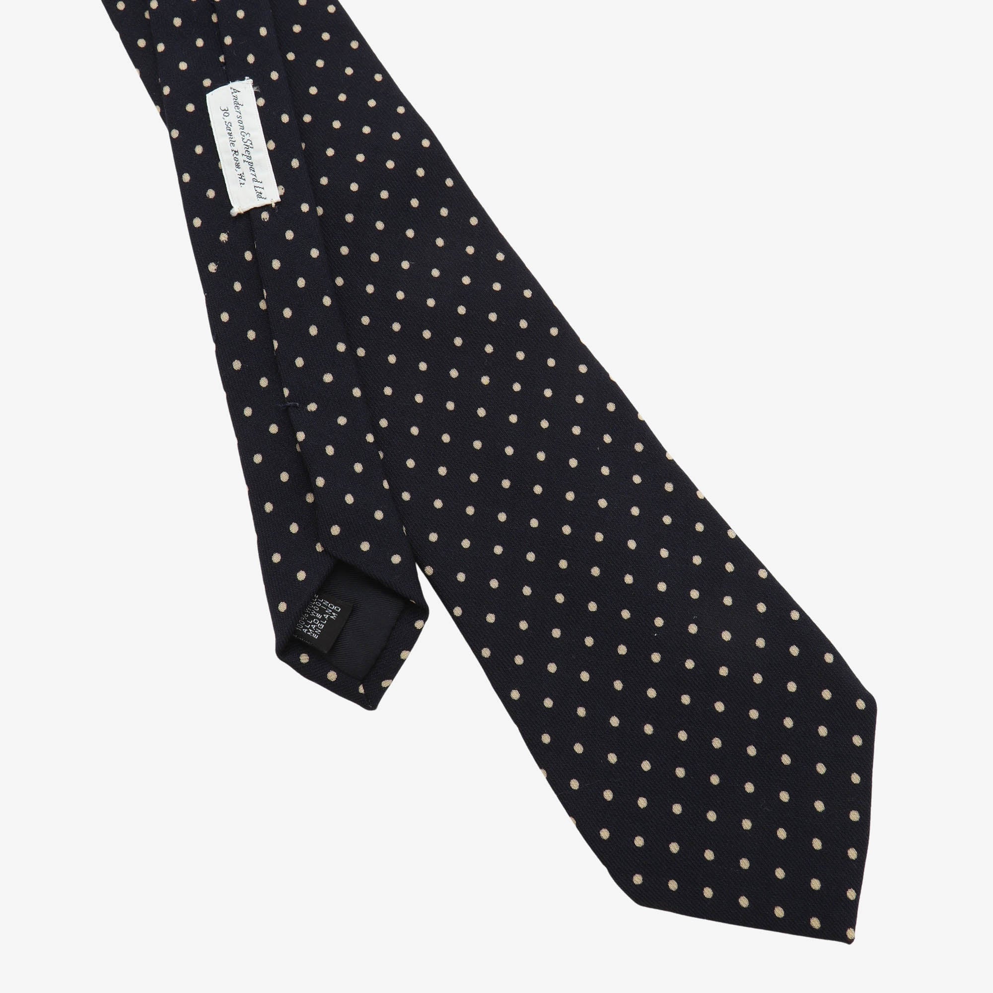 Wool Polka Dot Tie