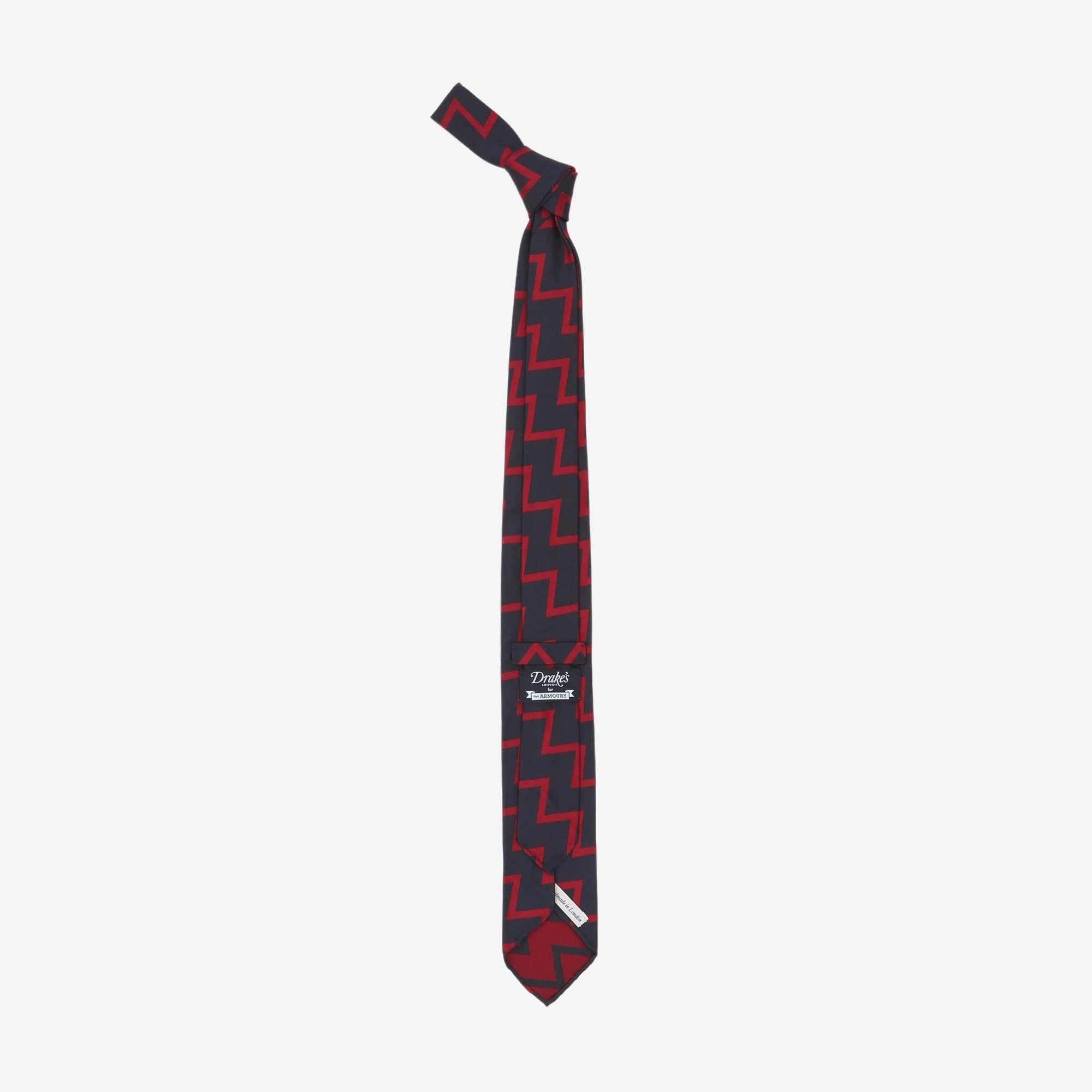 Zig Zag Silk Tie (The Armoury)