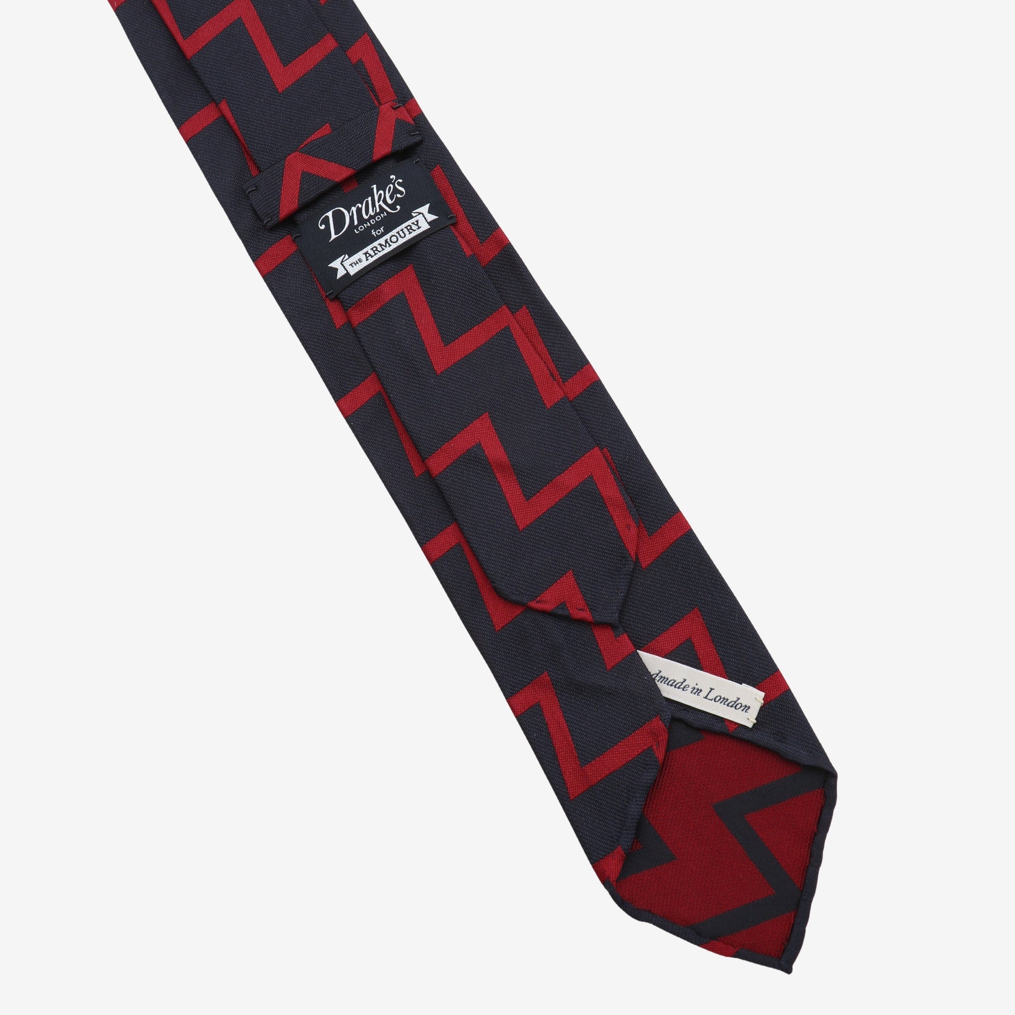 Zig Zag Silk Tie (The Armoury)