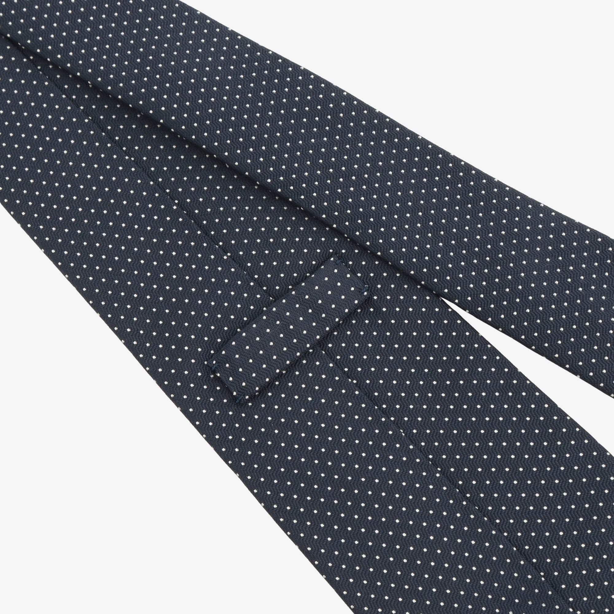 Silk Micro Dot Tie