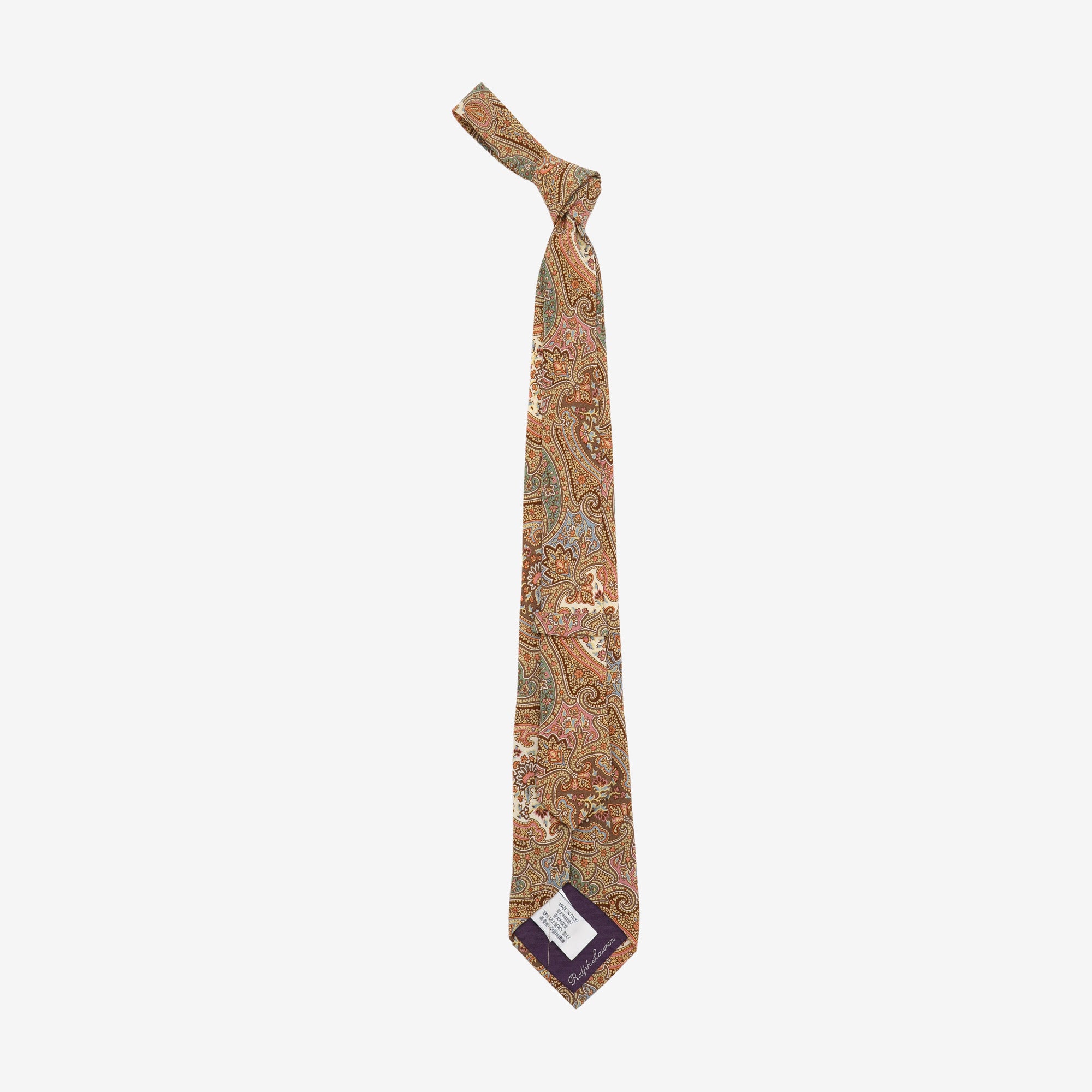 Purple Label Paisley Silk Tie