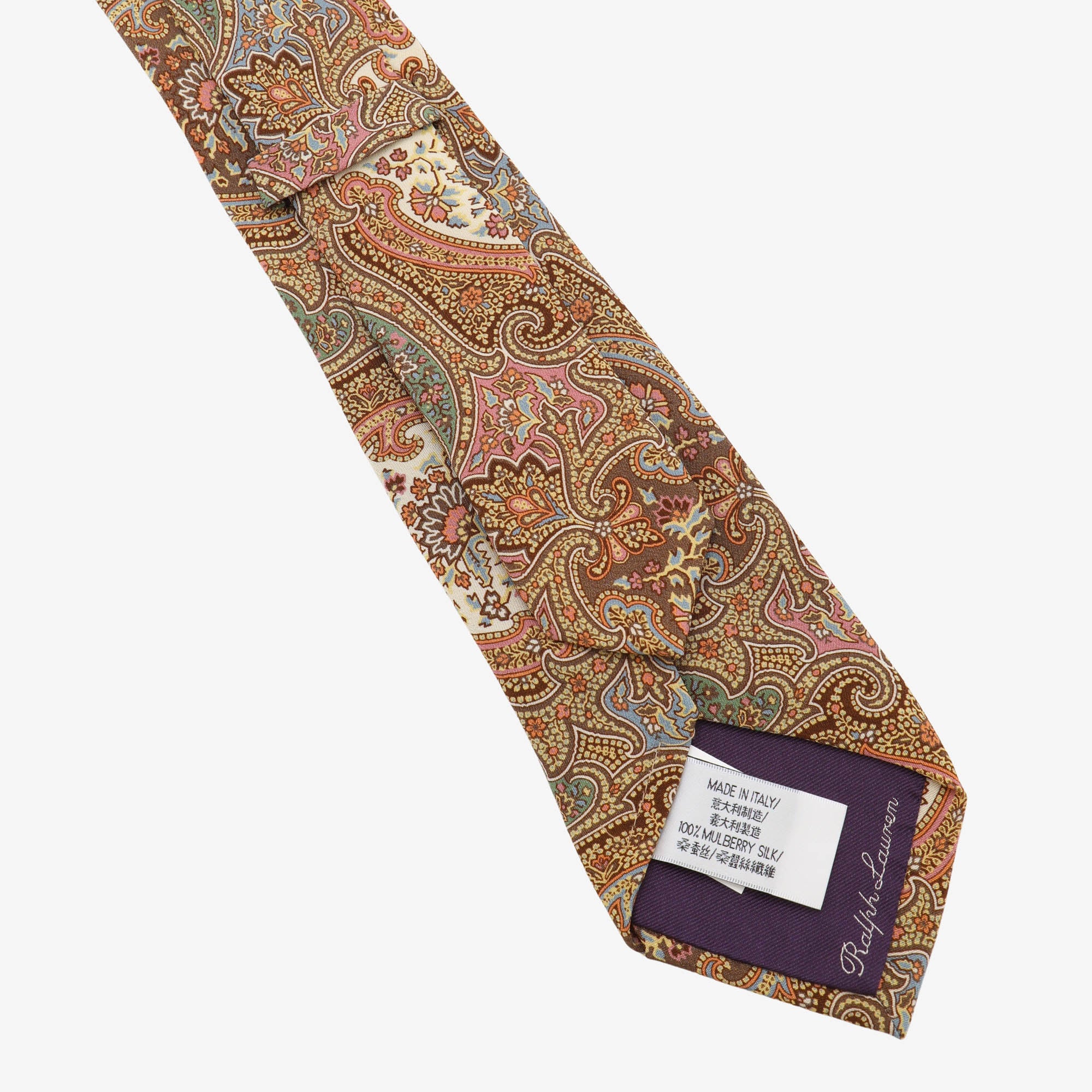 Purple Label Paisley Silk Tie