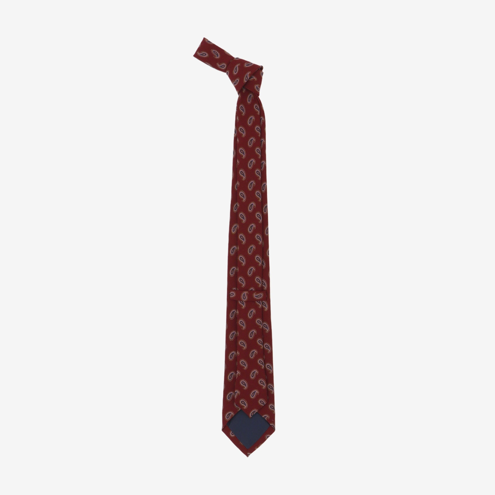 Paisley Wool Silk Tie