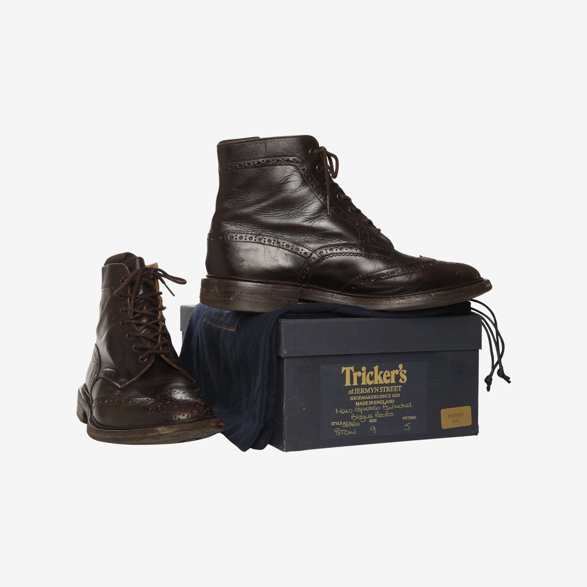 Stow Country Brogue Boot + Trees