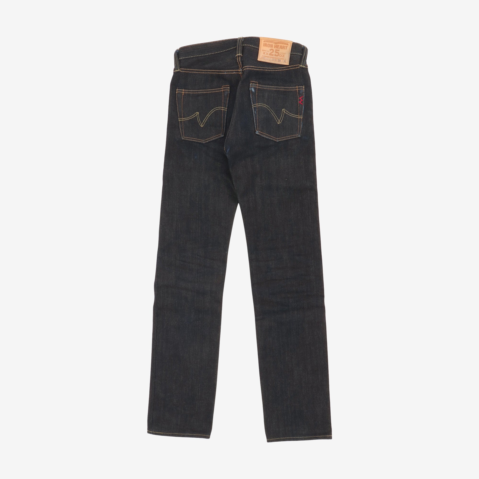 25oz Selvedge Denim Slim Straight Cut Jeans (29W X 34.5L)