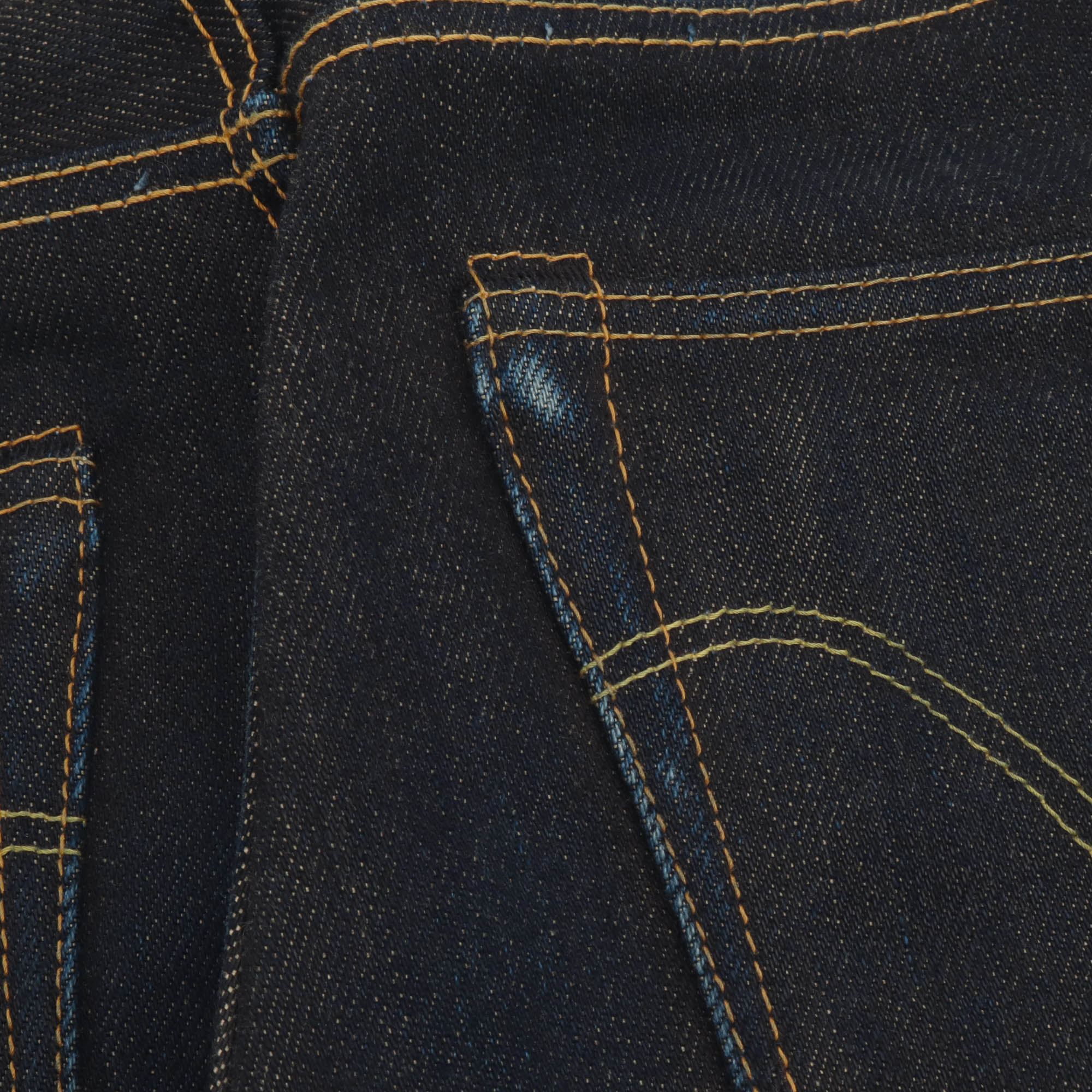 25oz Selvedge Denim Slim Straight Cut Jeans (29W X 34.5L)