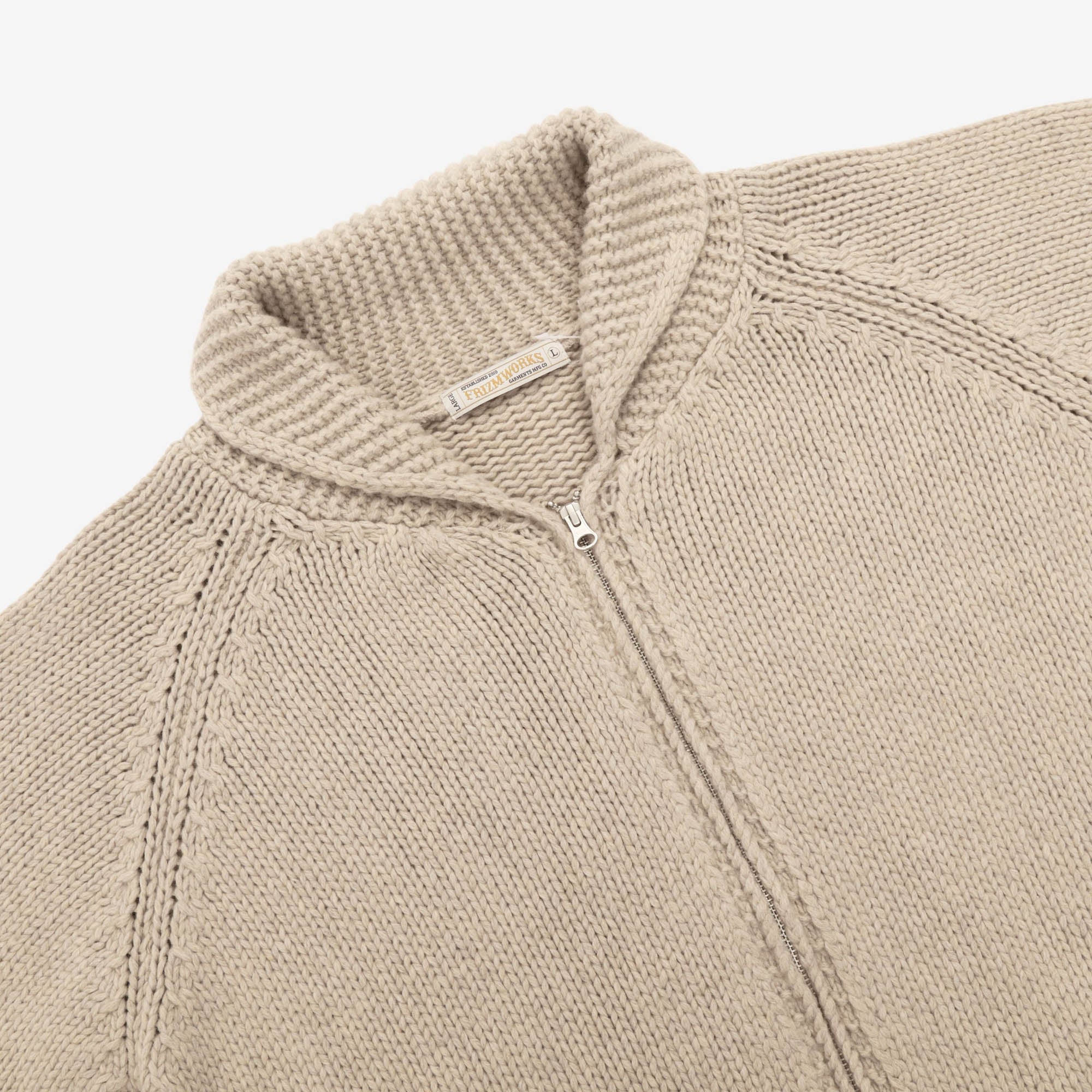 Heavy Cowichan Zip Up Cardigan