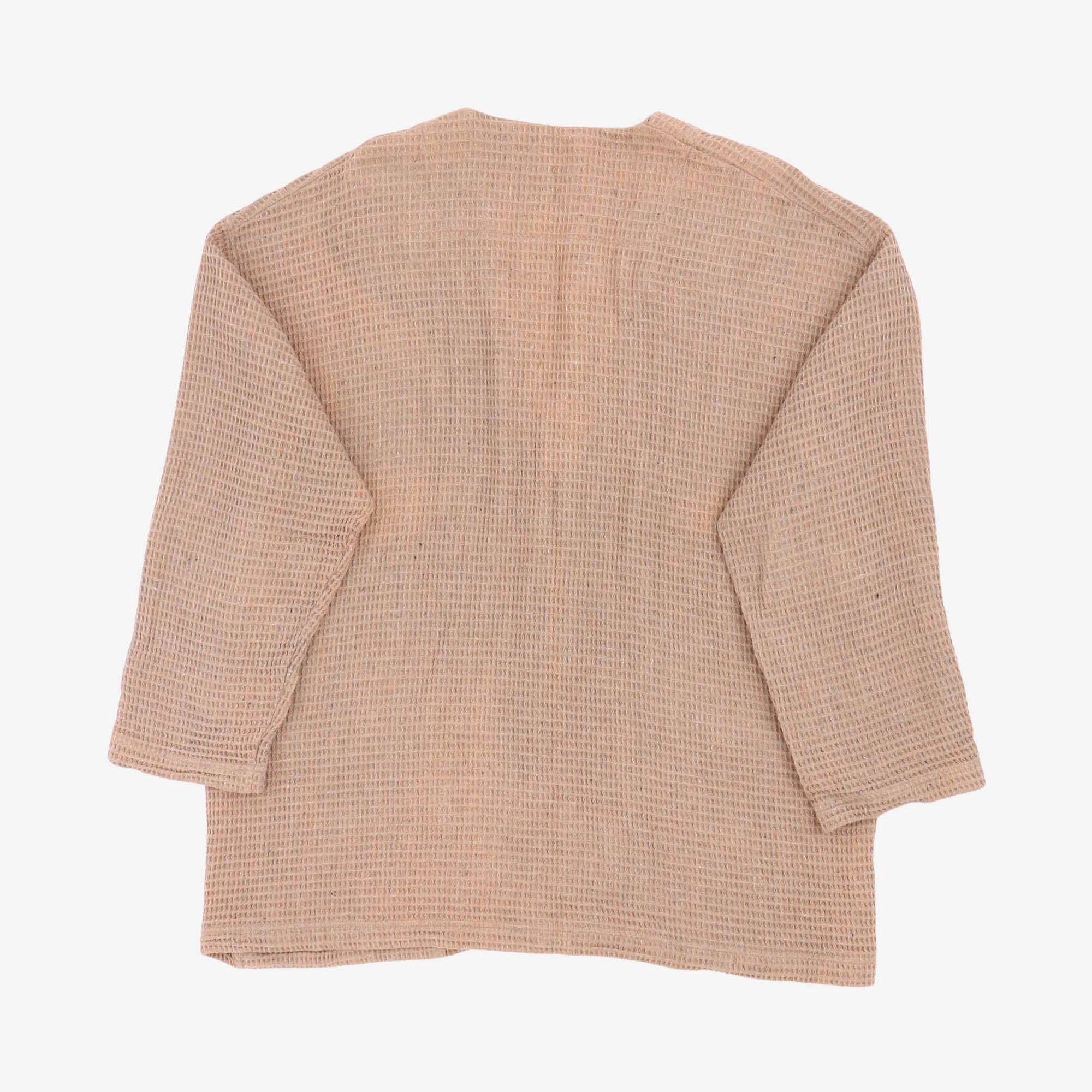 Melange Waffle Easy Cardigan