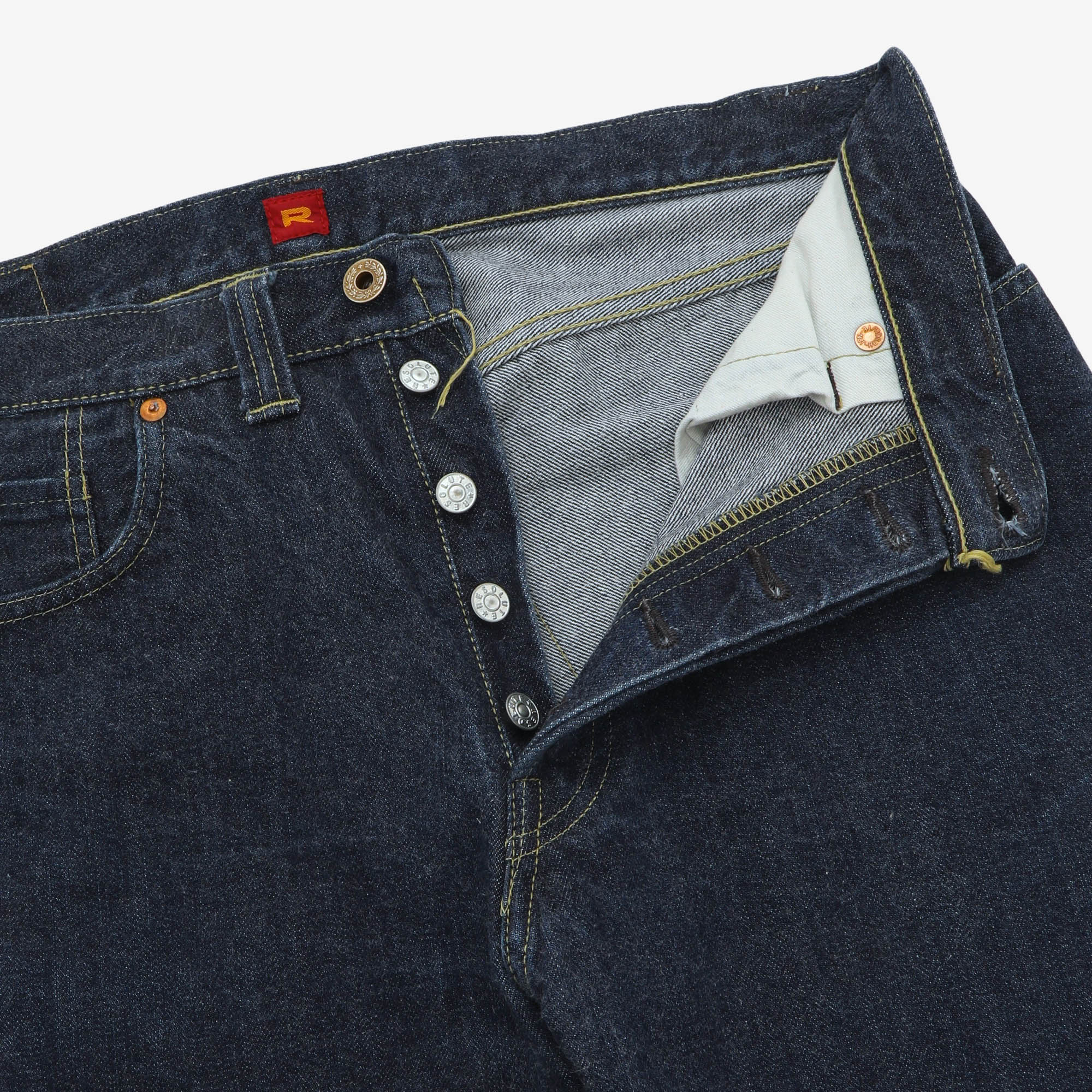 714 One Wash 13.5oz Straight Selvedge Jeans (31W X 33L)