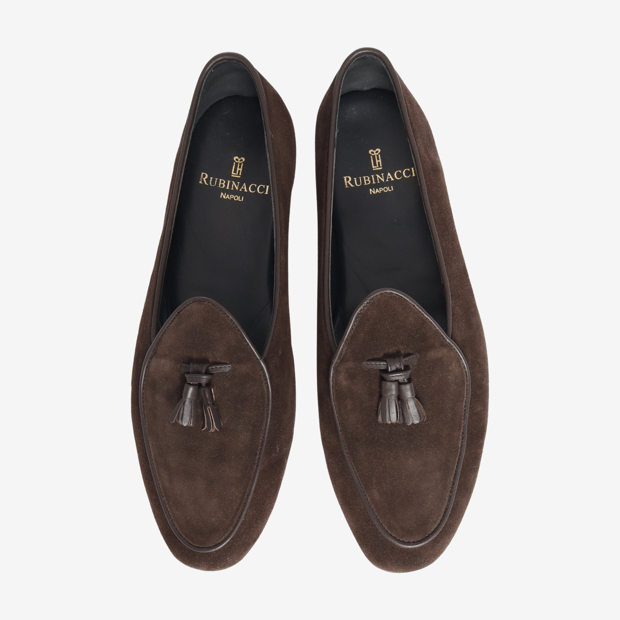 Marphy Tasselled Leather Trimmed Suede Loafers