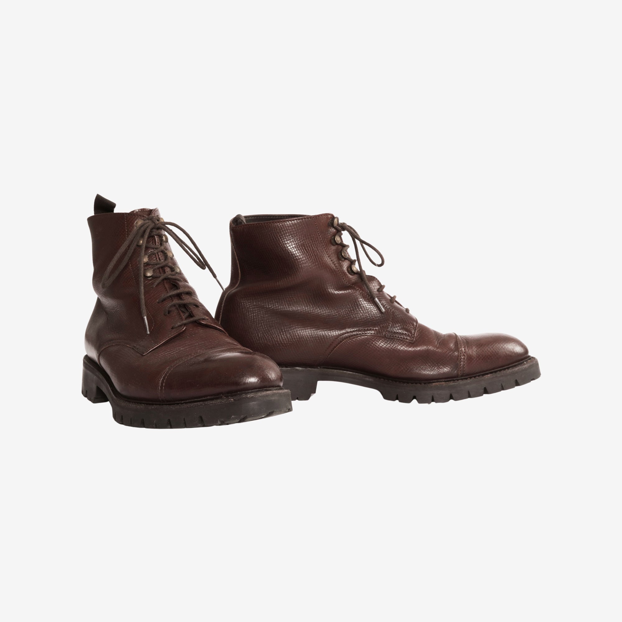 Leather Derby Boots