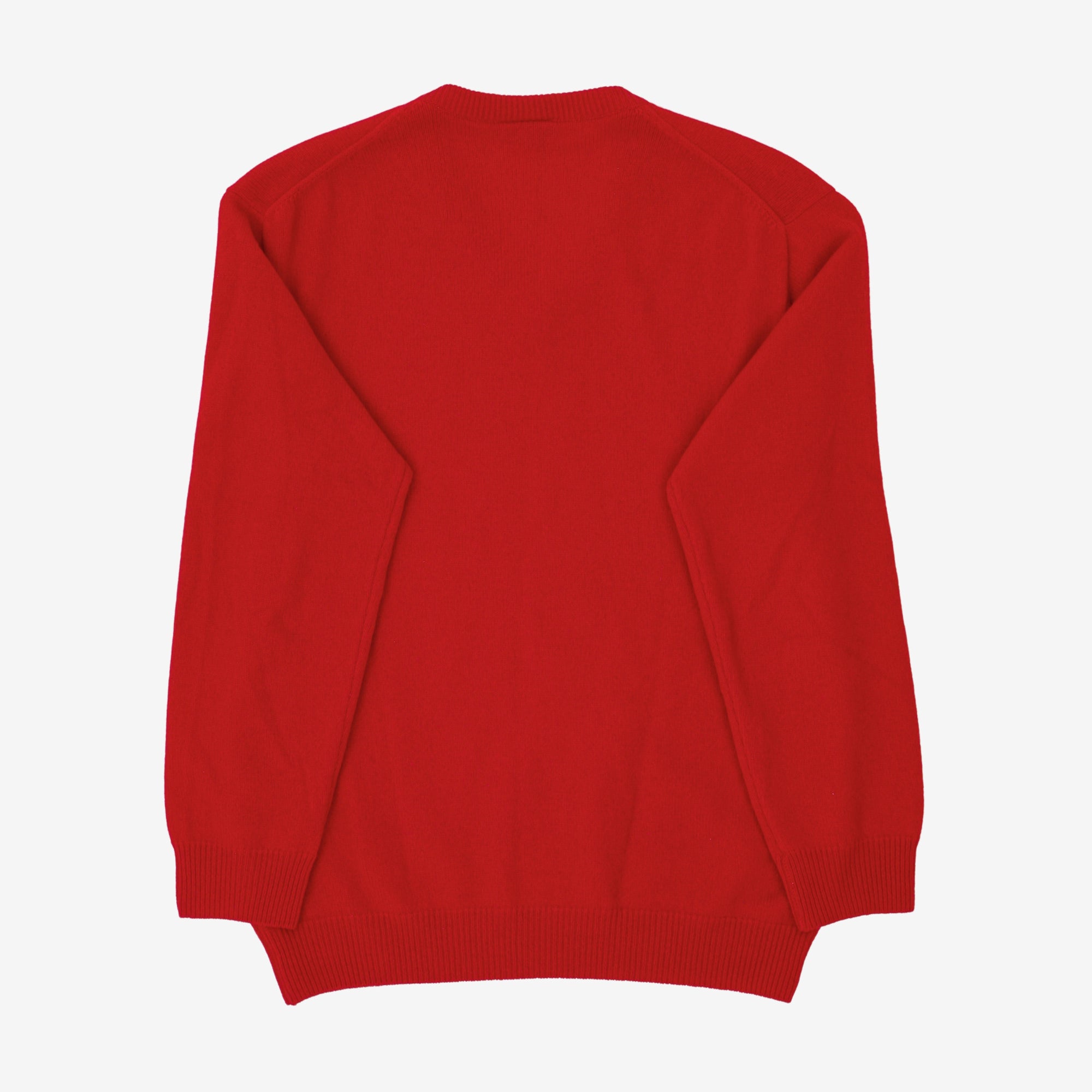 Vintage V Neck Logo Sweater