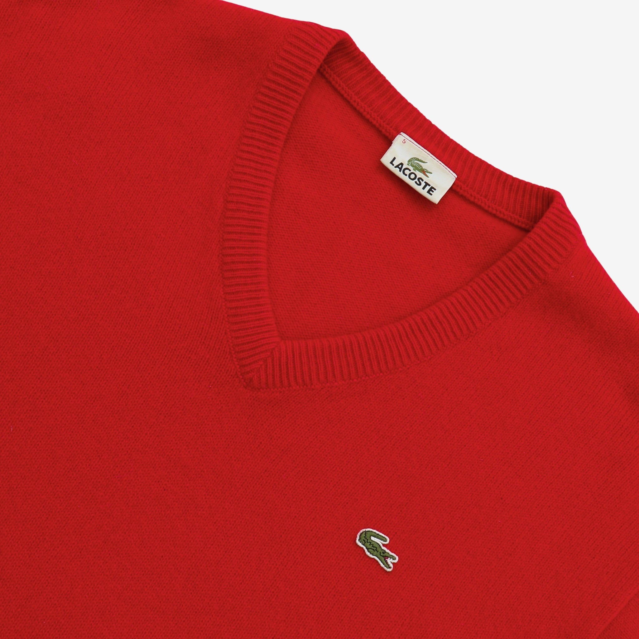 Vintage V Neck Logo Sweater