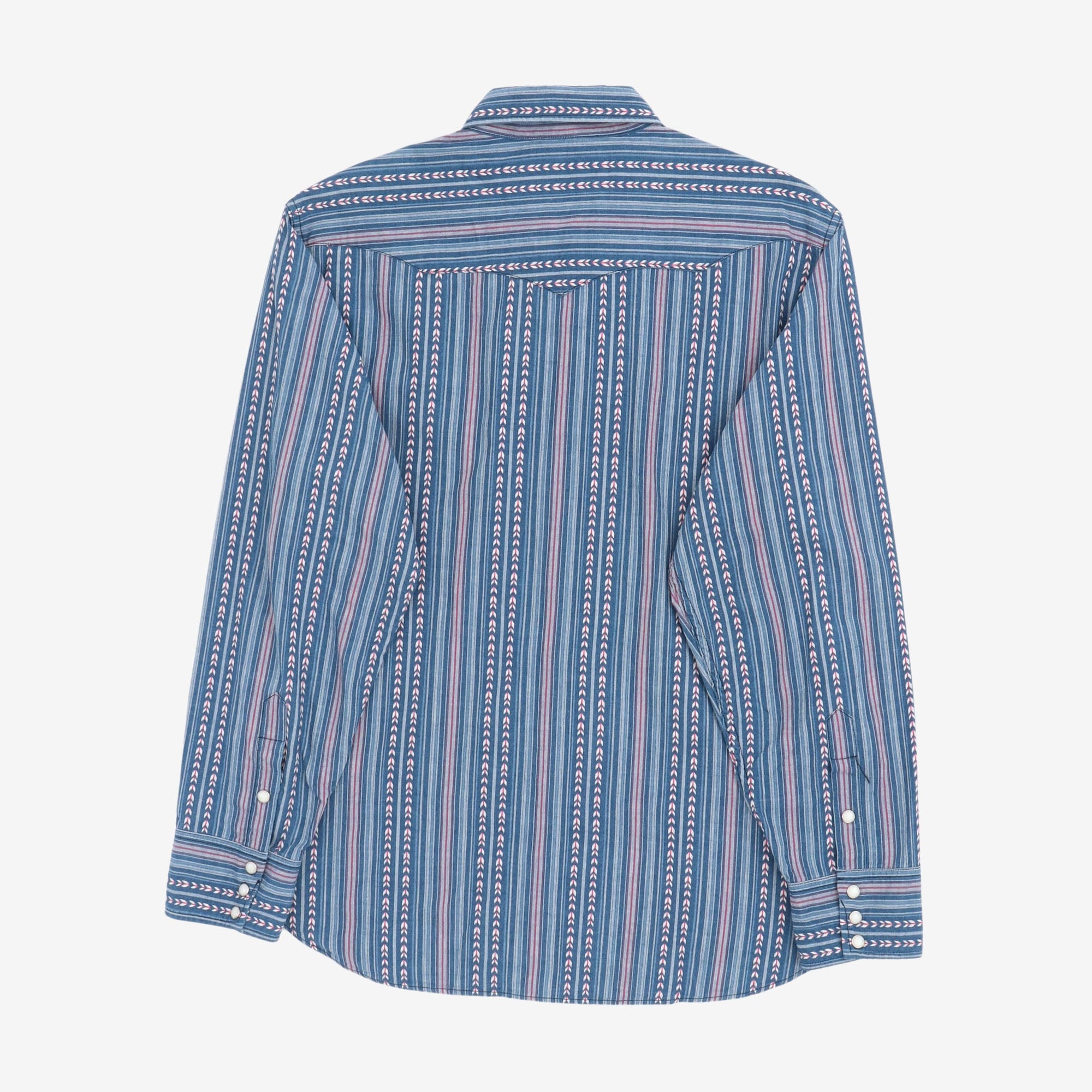 Dobby Stripe Western Shirt
