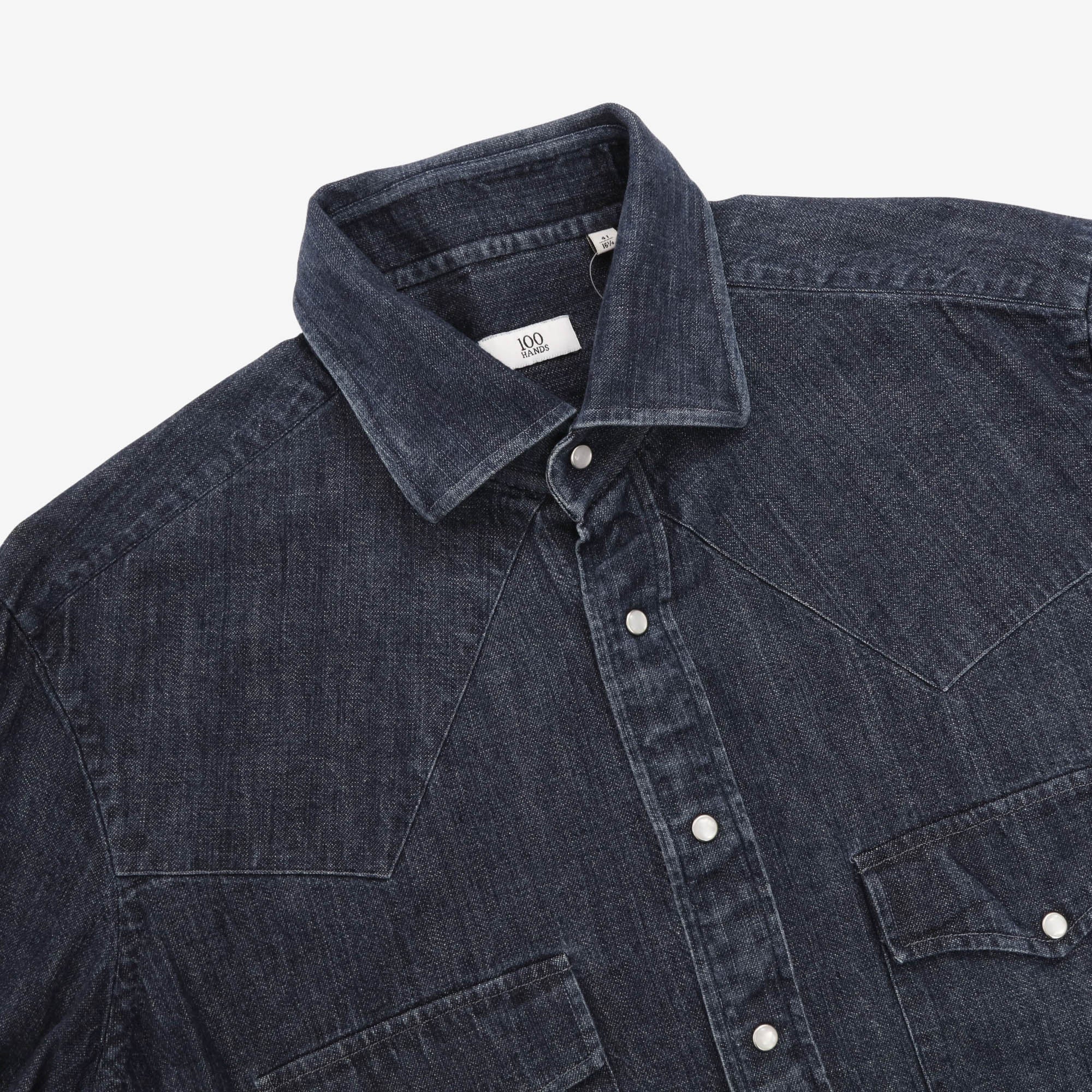 Japanese Denim Western Shirt