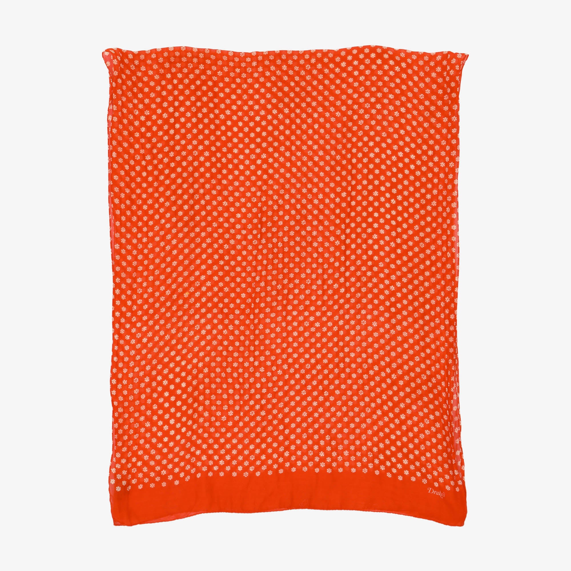Silk Blend Foulard Scarf