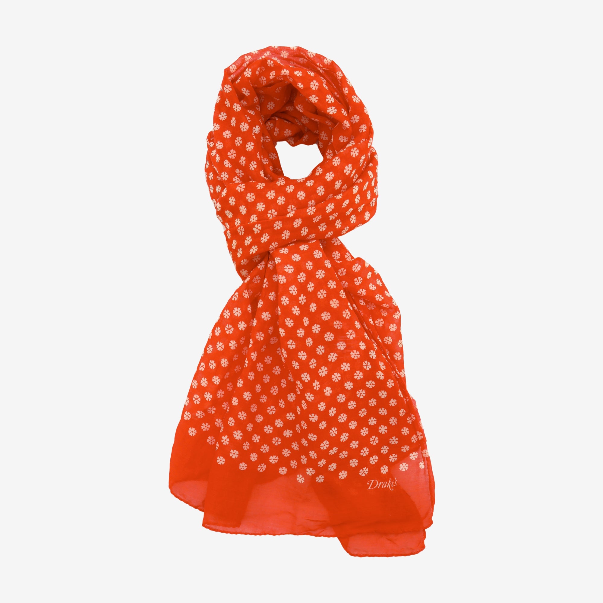 Silk Blend Foulard Scarf