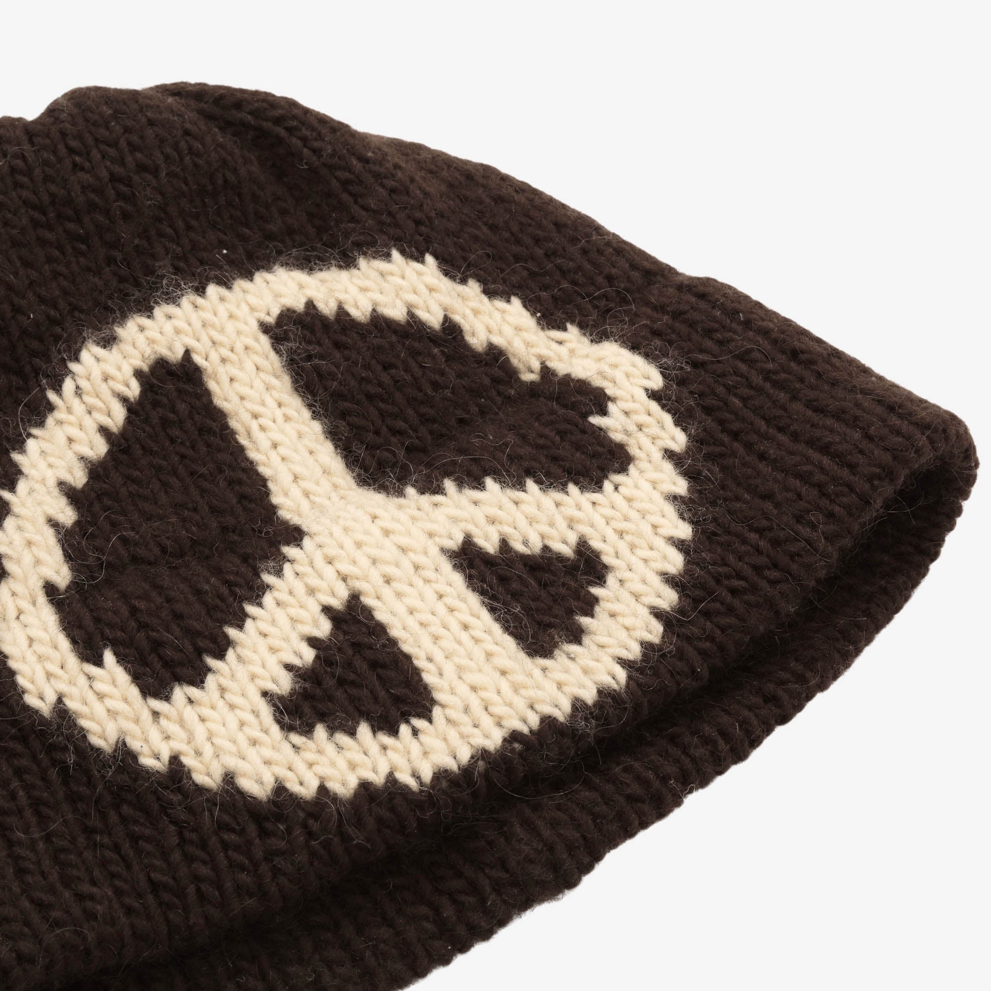 Peace Intarsia Hand Knitted Beanie