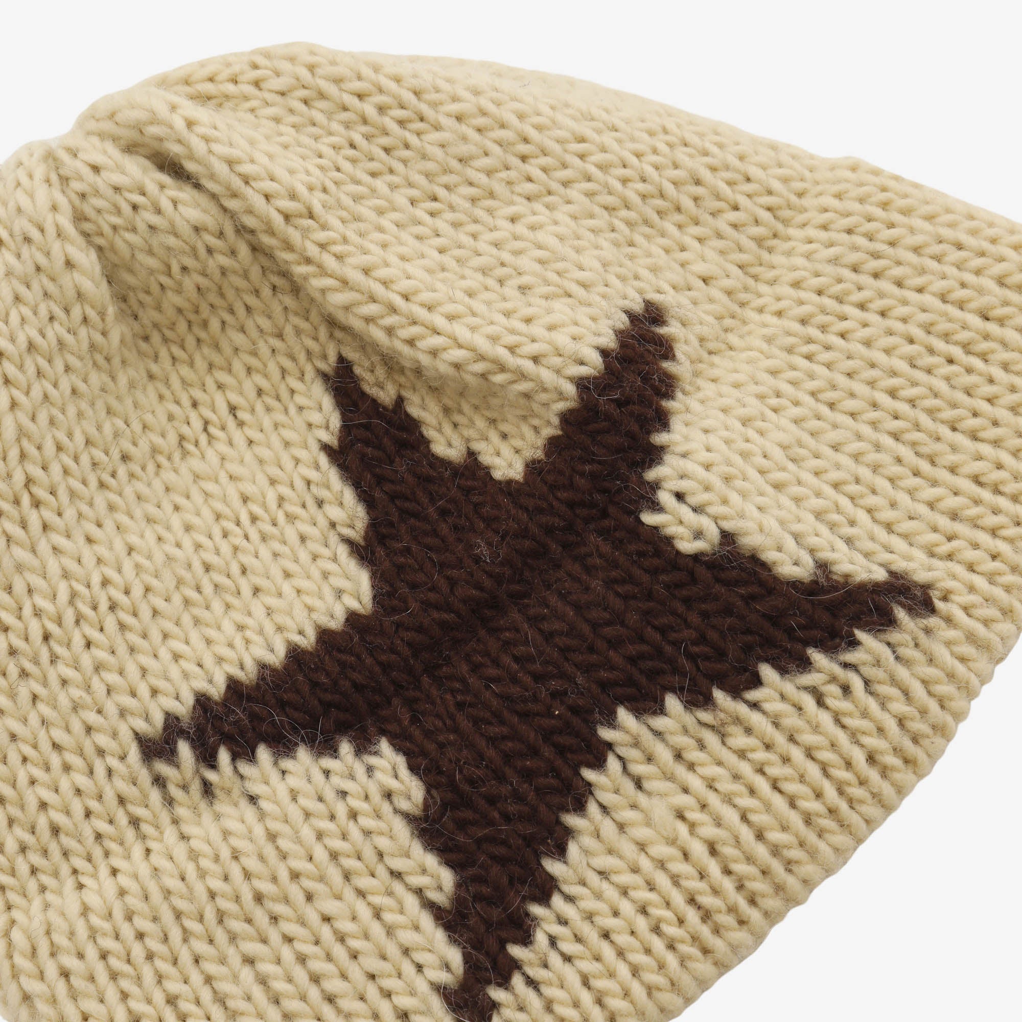 Star Hand Knitted Beanie