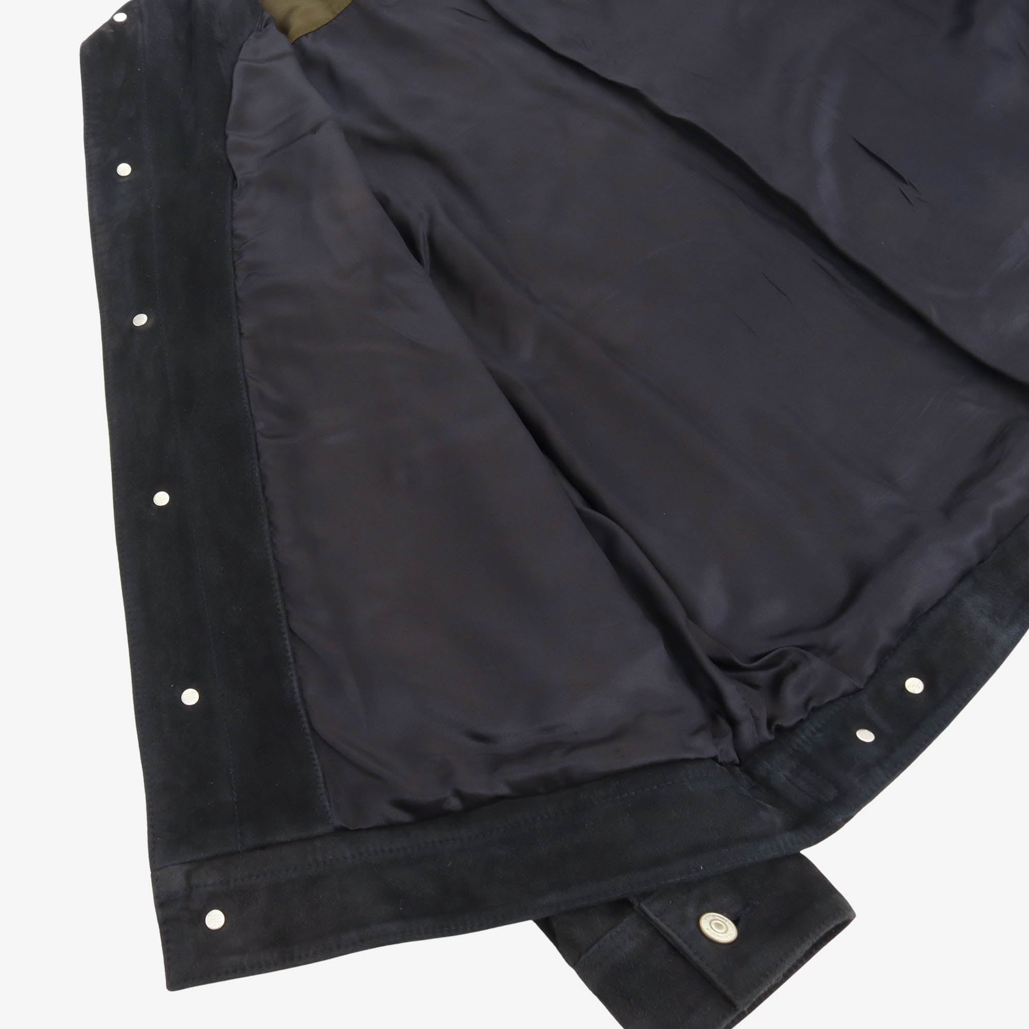 Suede Overshirt Utility Jacket