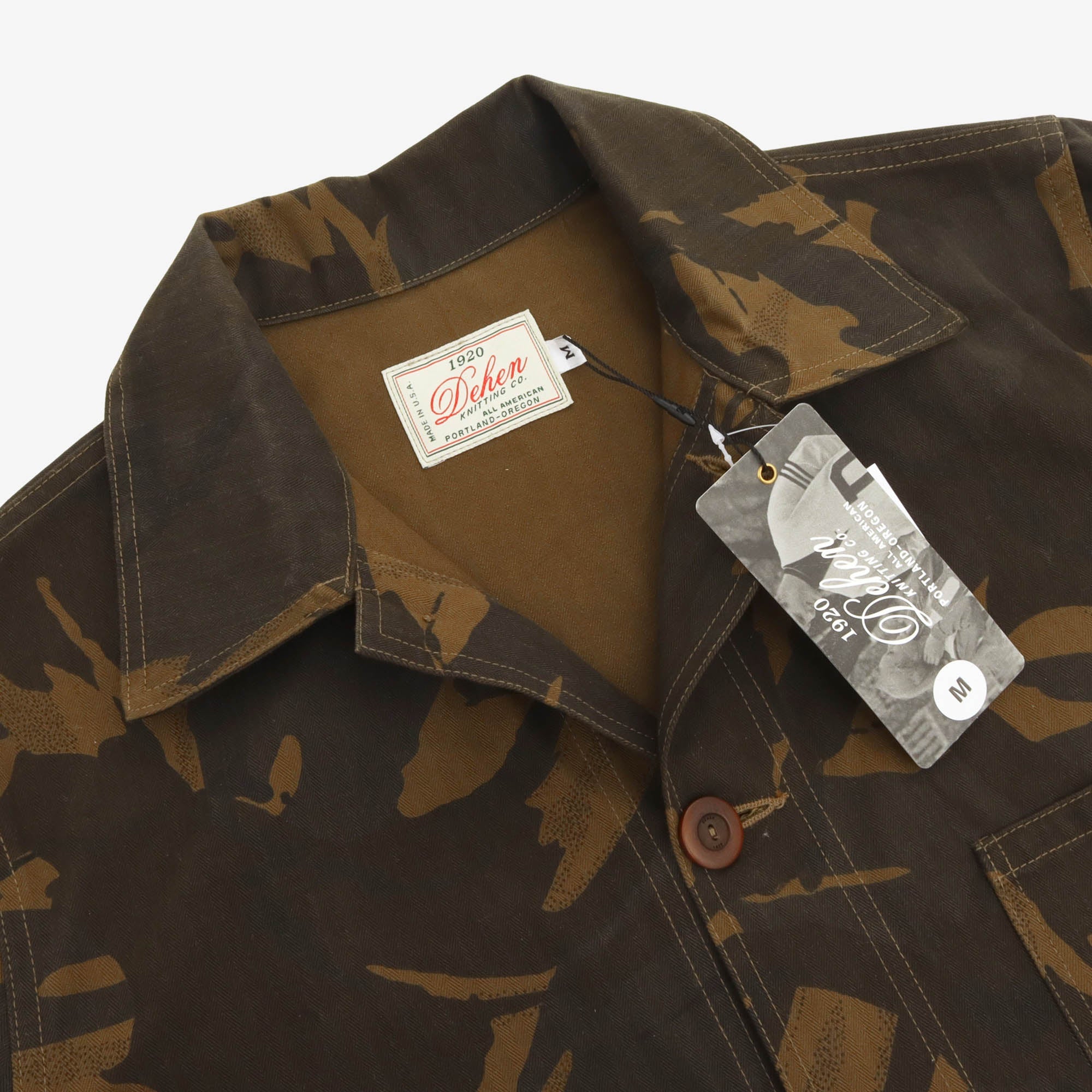Darkwood Camo Woven Chore Coat