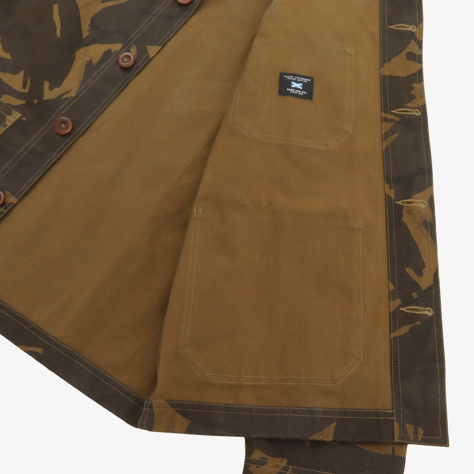 Darkwood Camo Woven Chore Coat