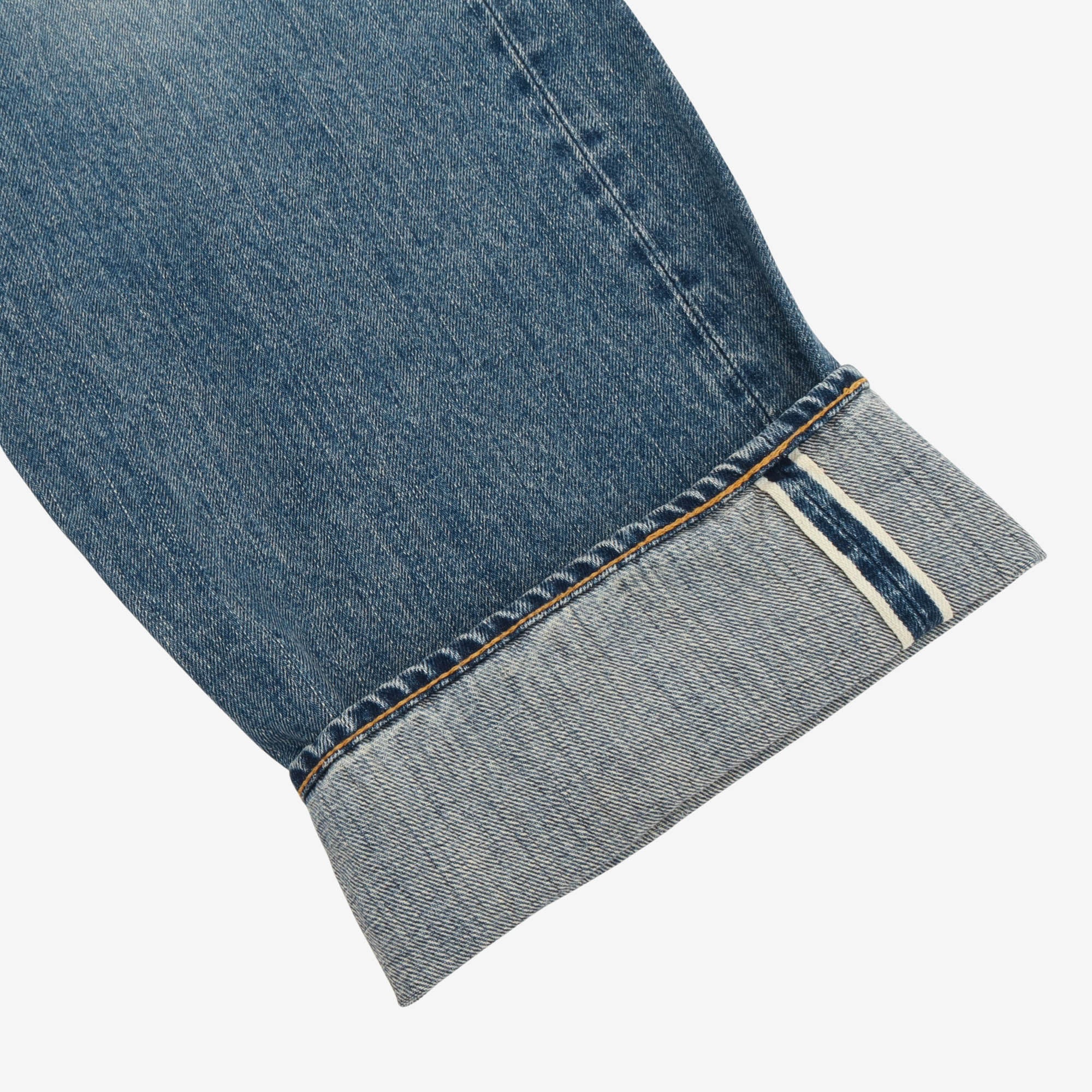 F160 66 Used Wash Selvedge Jeans (38W X 29.5L)