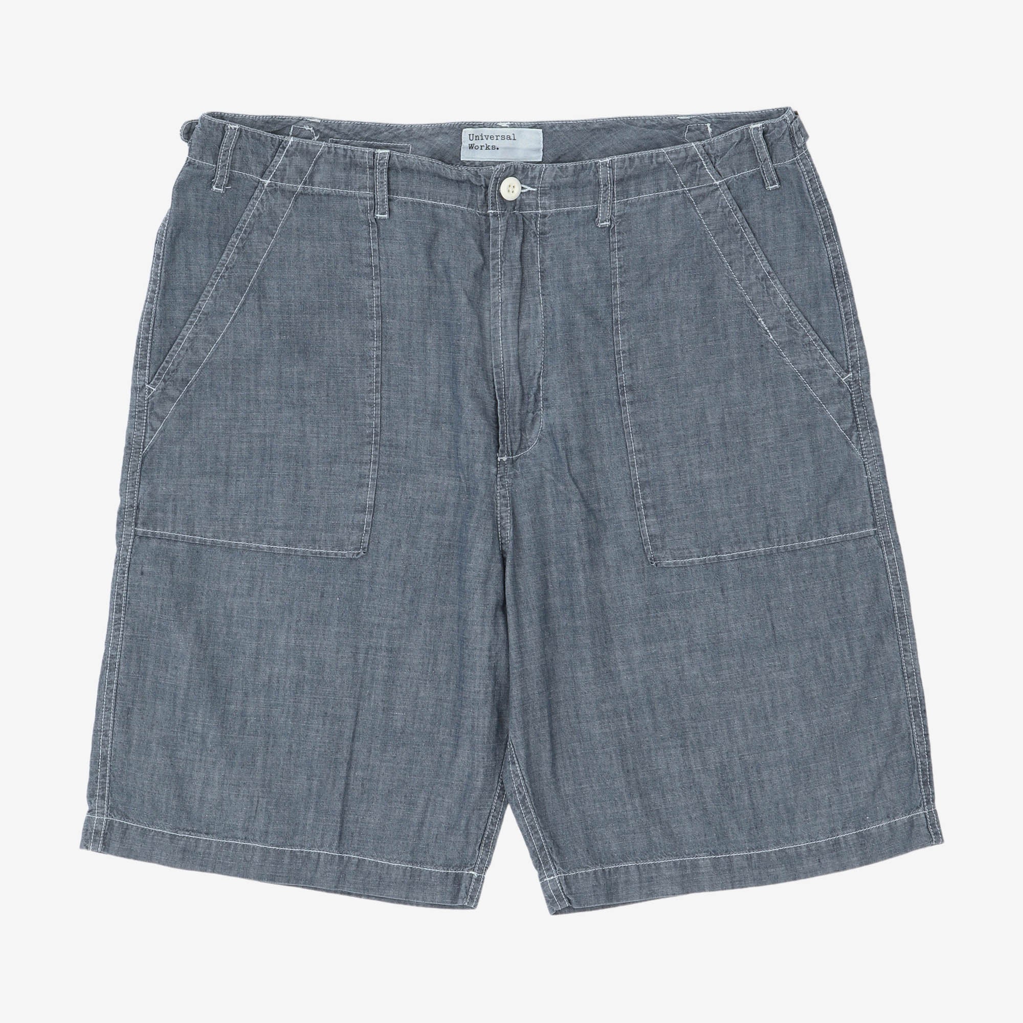Chambray Fatigue Shorts (36W)