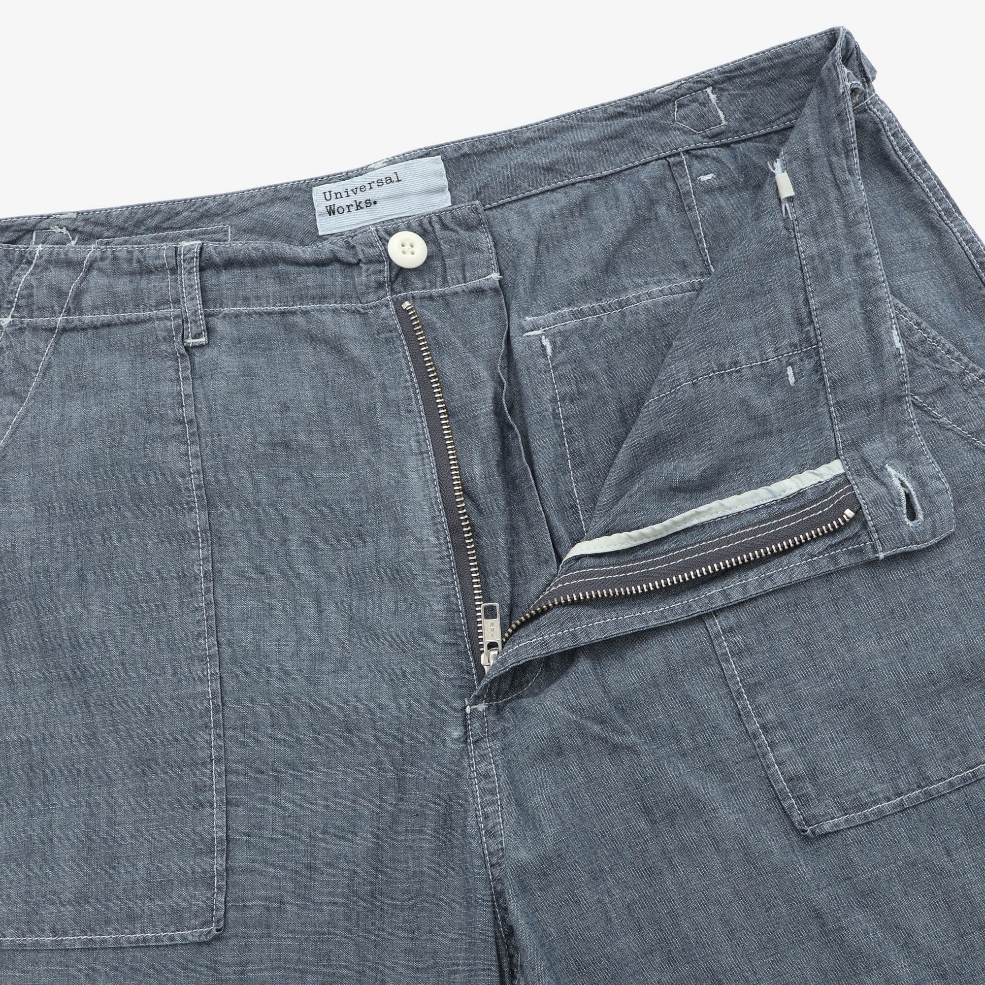 Chambray Fatigue Shorts (36W)