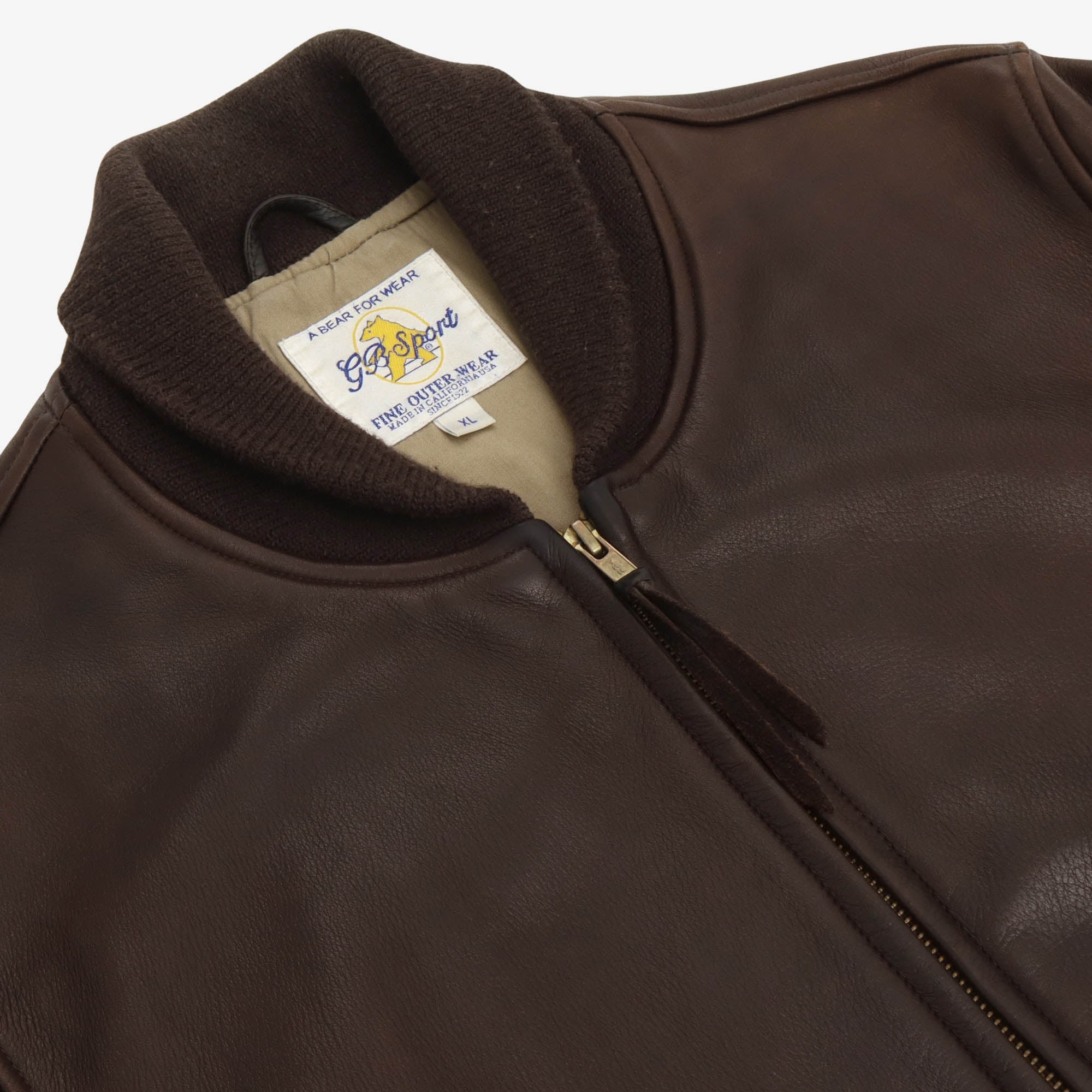 Ashbury Leather Baseball Jacket