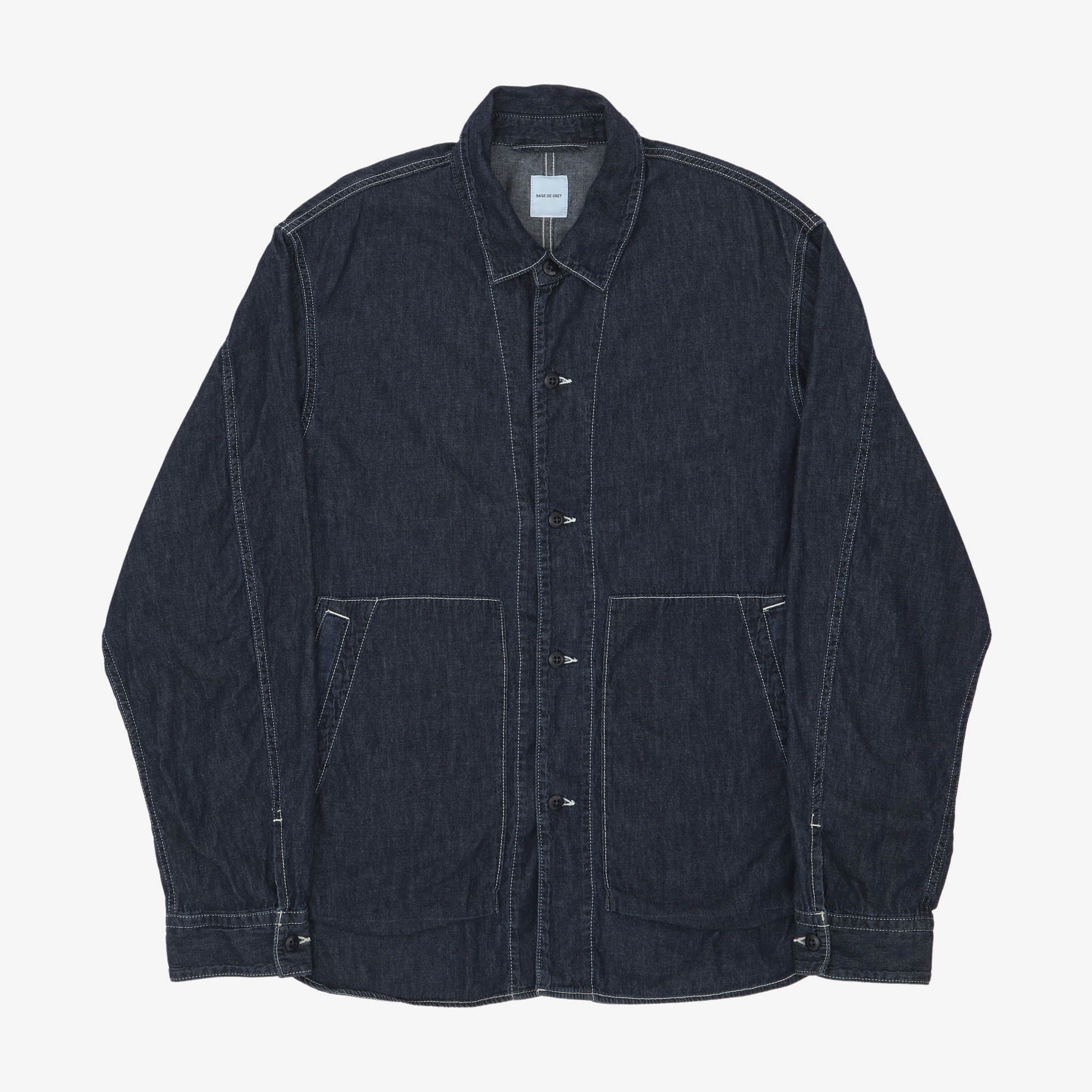 5oz Uneven Yarn Denim Shirt Jacket