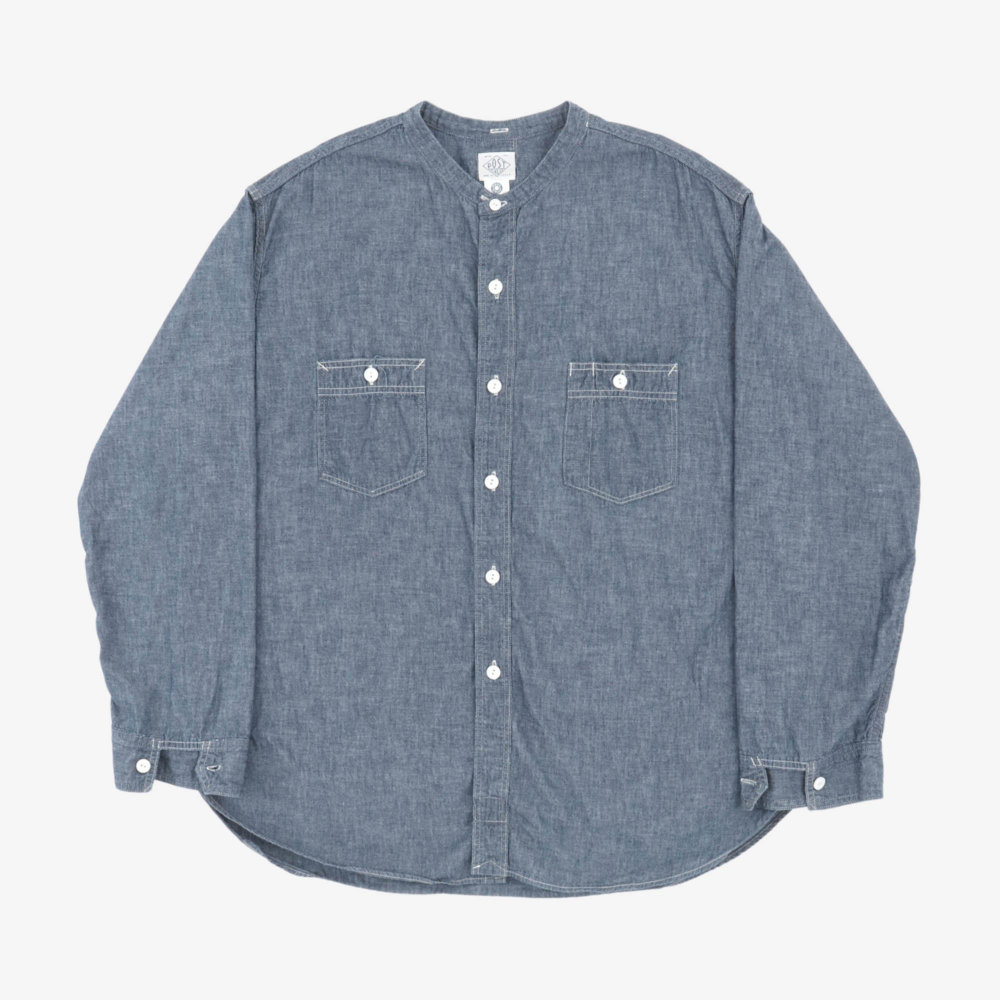St Louis Chambray Band Shirt