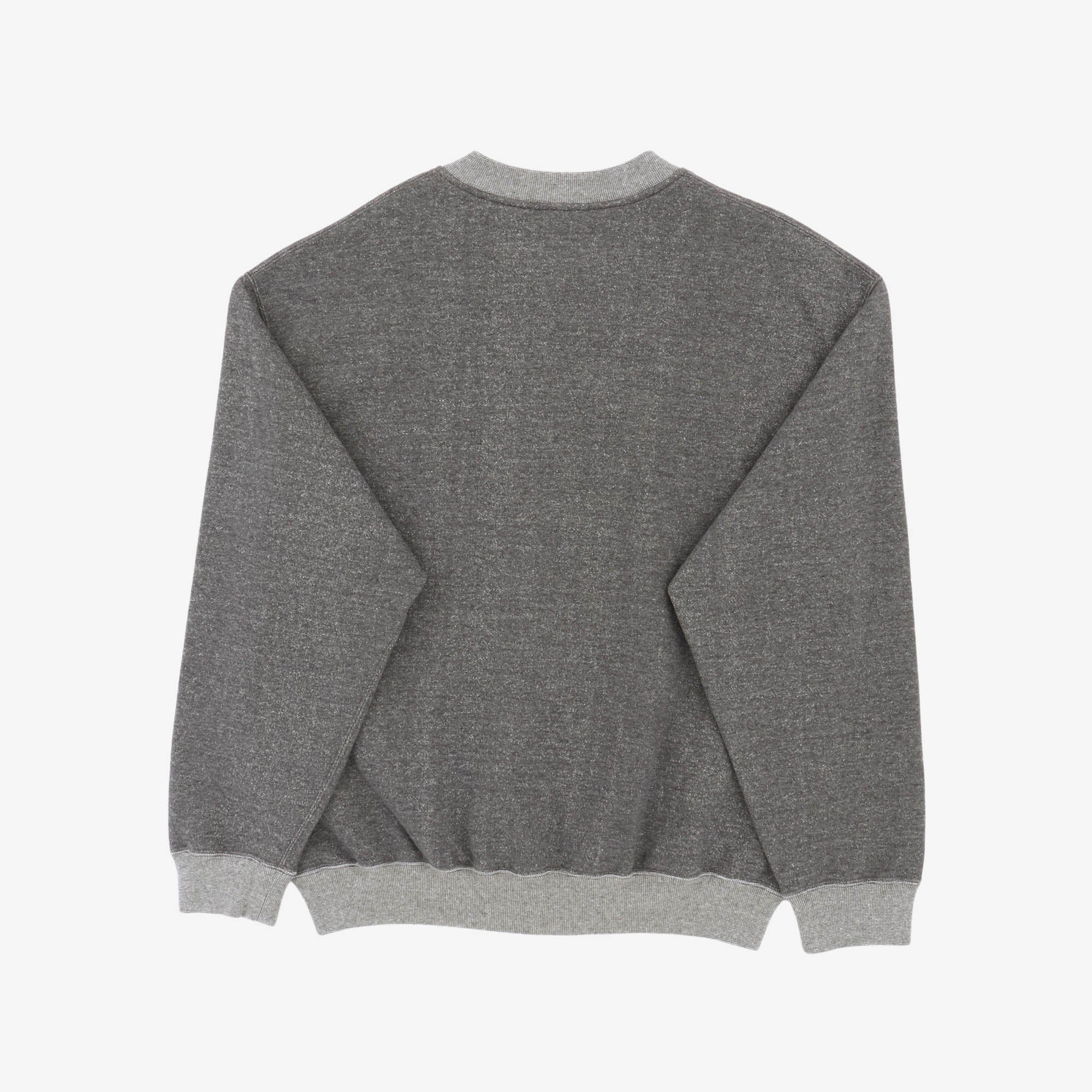 Densely Knit Front Zip Sweatshirt