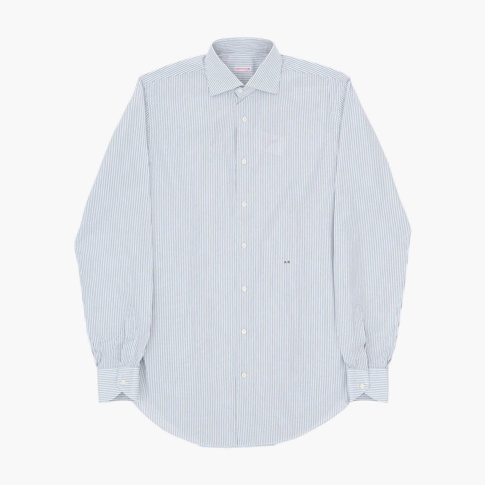 Bespoke Striped Poplin Shirt