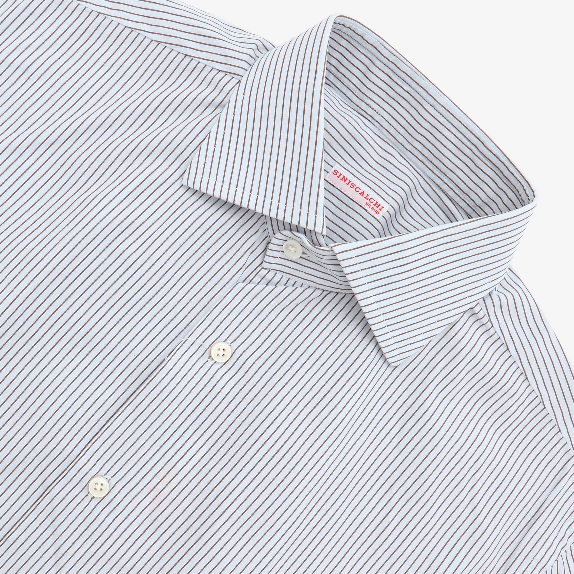 Bespoke Striped Poplin Shirt