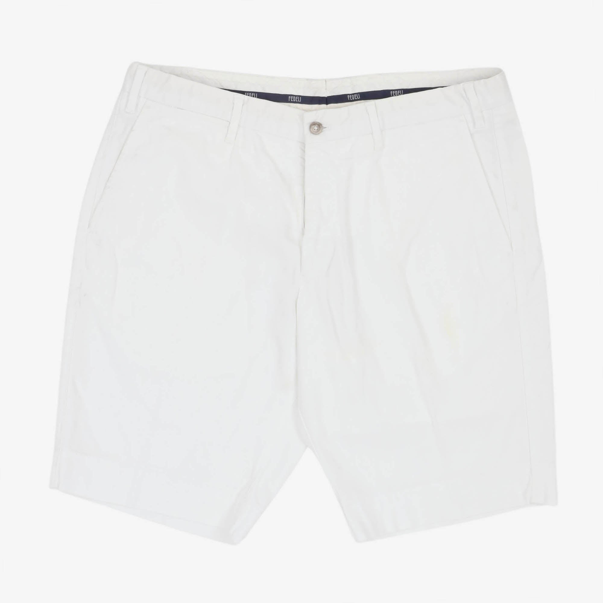 Flat Front Chino Shorts