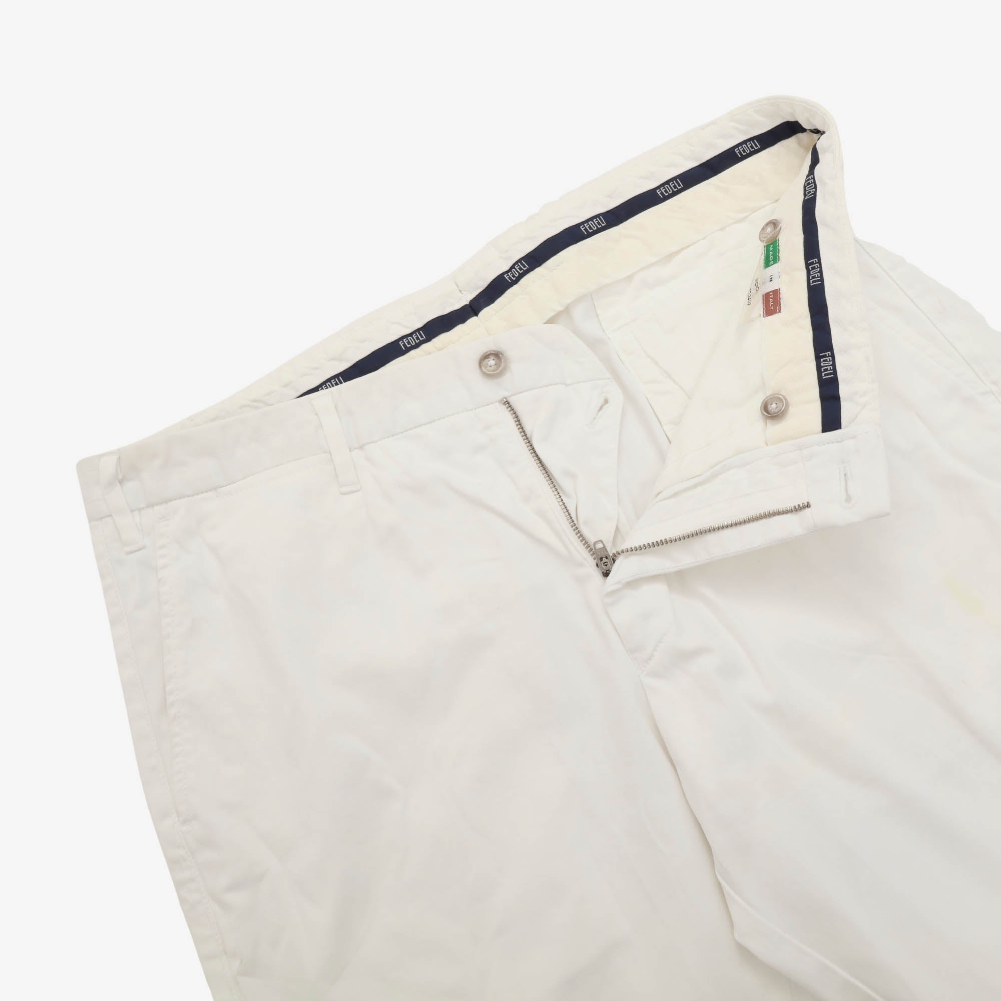 Flat Front Chino Shorts